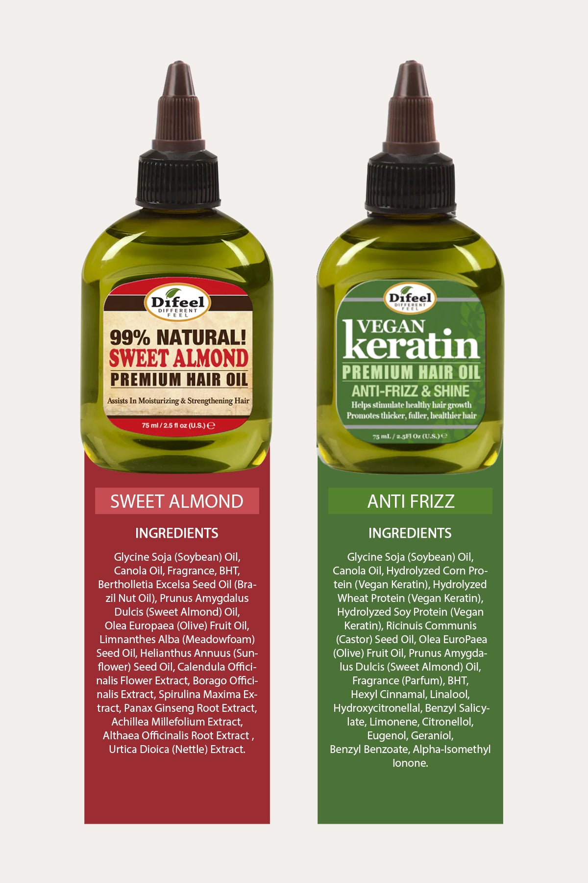 DIFEEL 99% NATURAL PREMIUM HAIR OIL 2.5oz