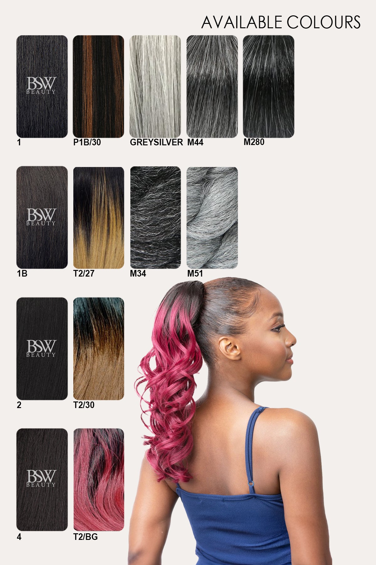 NUTIQUE BFF PONY 102 -16" - BSW BEAUTY CANADA