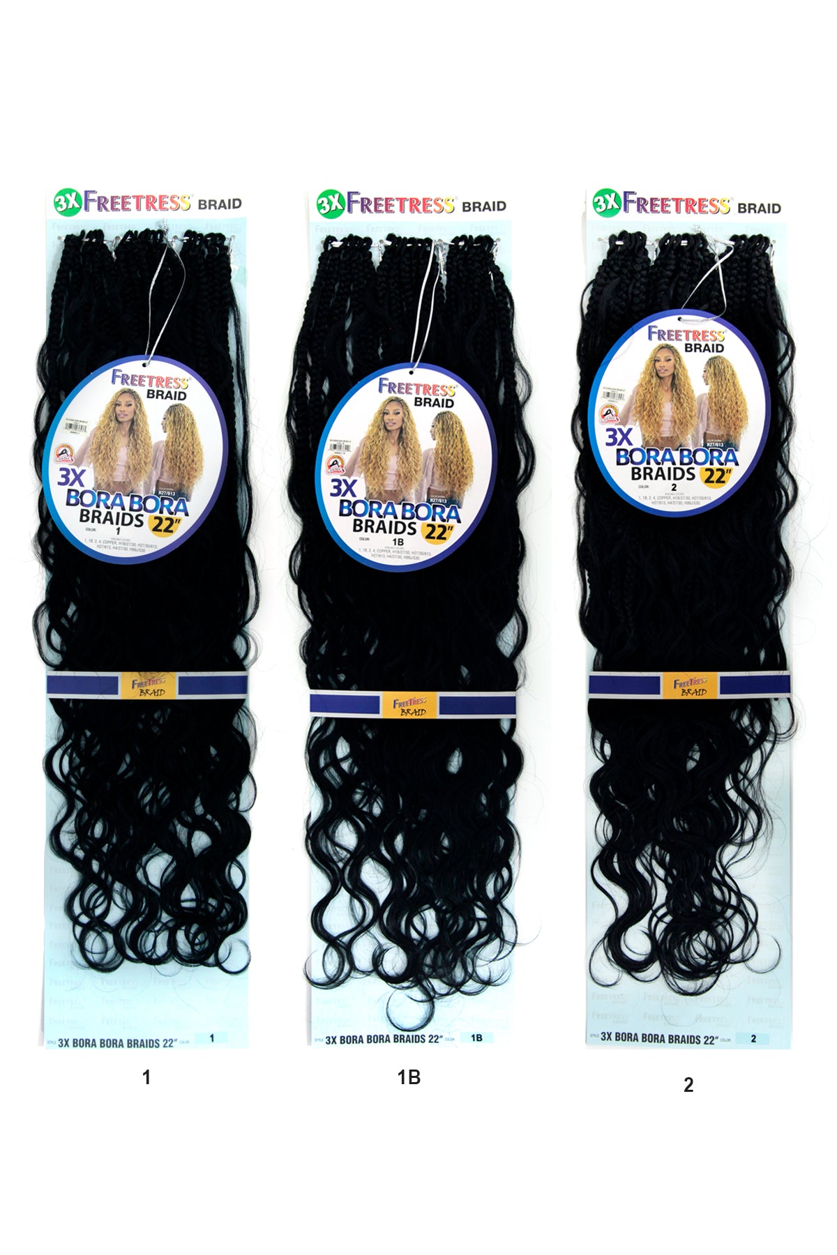 SHAKE N GO FREETRESS 3X BORA BORA BRAIDS 22" - BSW BEAUTY CANADA