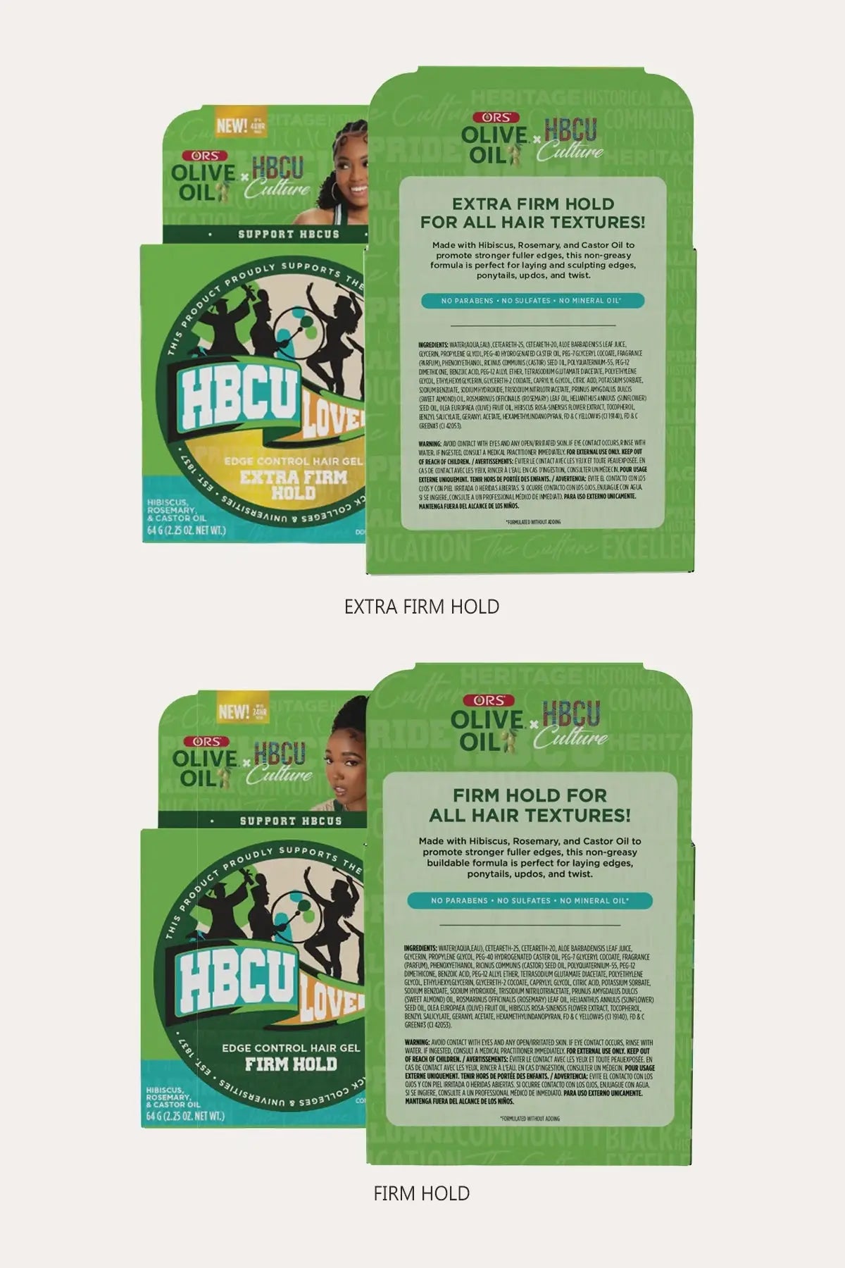 ORS OLIVE OIL HBCU EDGE CONTROL HAIR GEL 2.25oz ORS