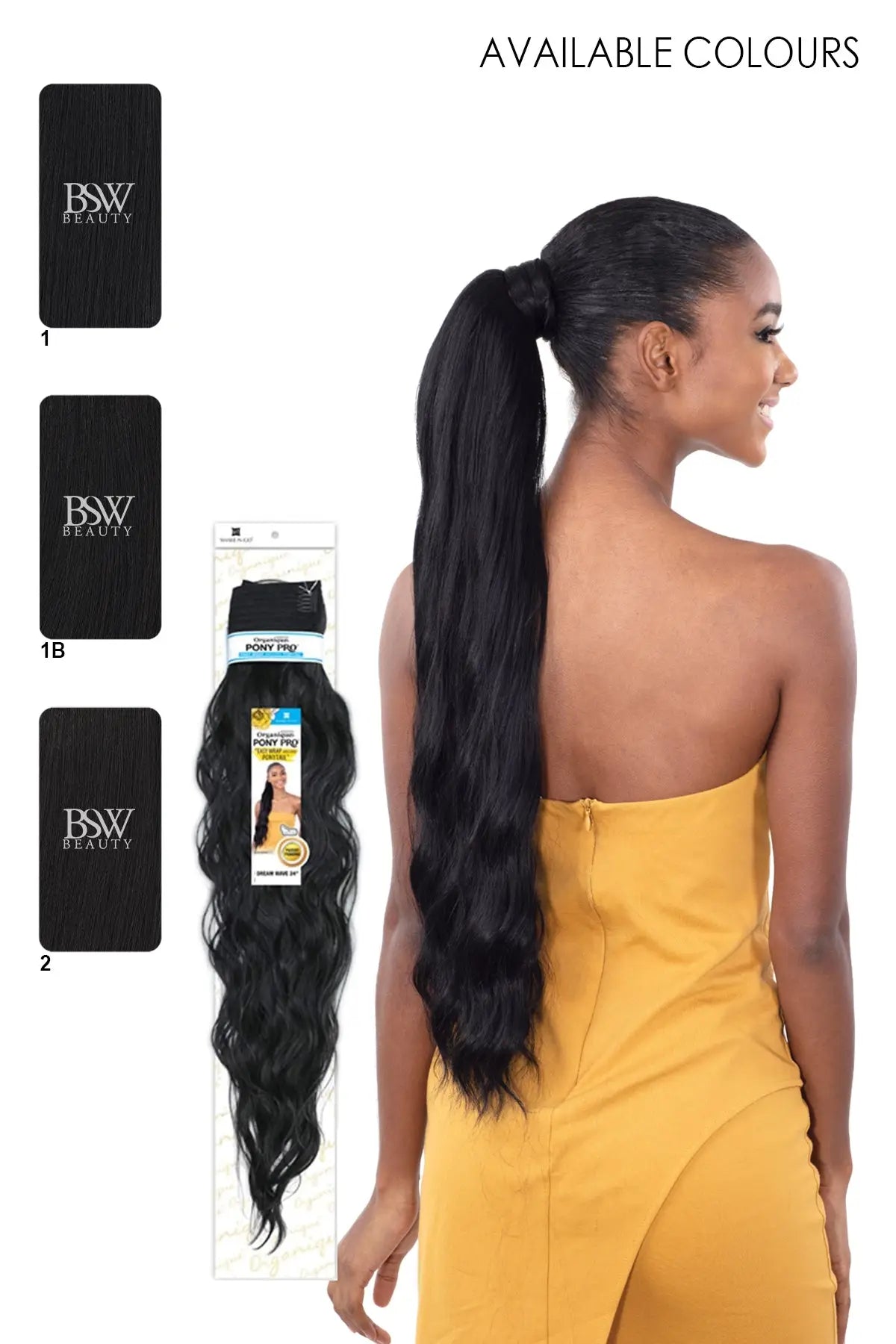 SHAKE N GO ORGANIQUE PONY PRO PONYTAIL DREAM WAVE 24