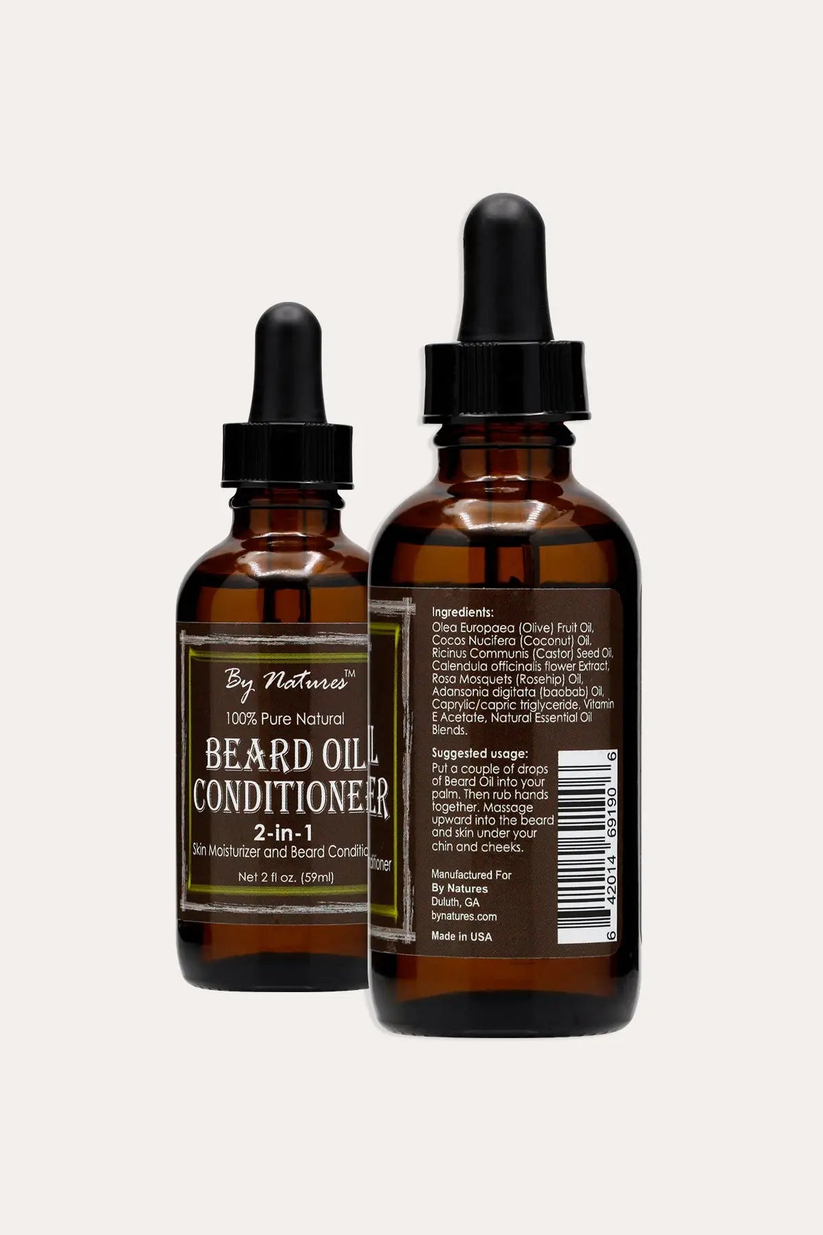 BY NATURES BEARD OIL CONDITIONER 2-IN-1 2oz - BSW BEAUTY CANADA