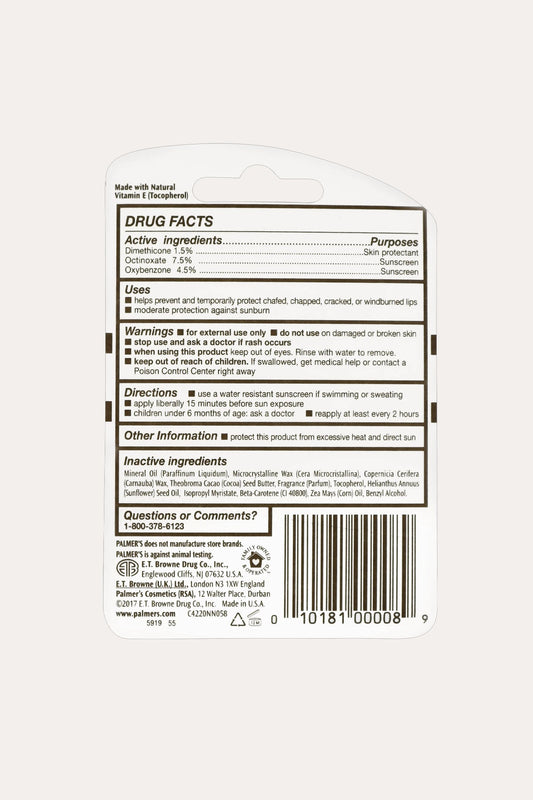 PALMER'S COCOA BUTTER LIP BALM PALMER'S