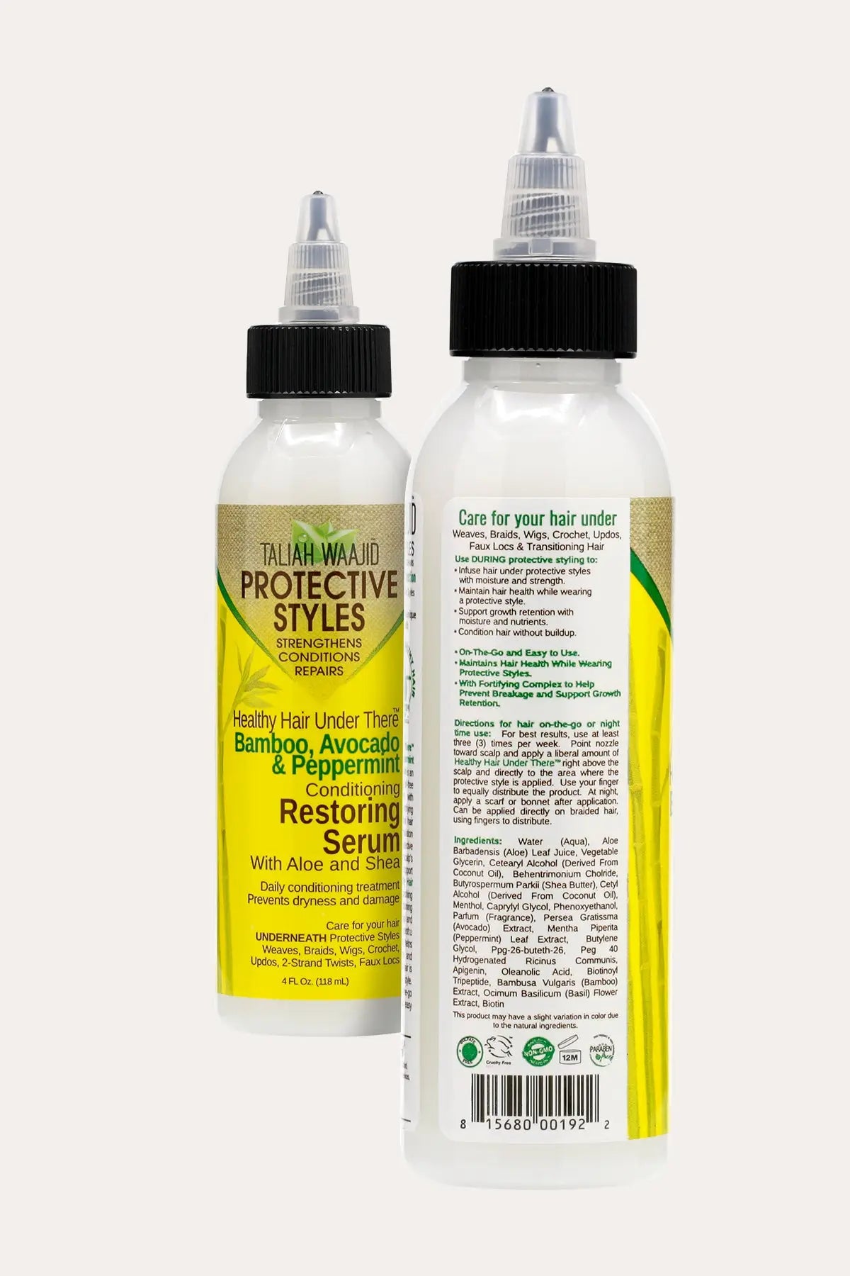 TALIAH WAAJID PROTECTIVE STYLES BAMBOO, AVOCADO & PEPPERMINT CONDITIONING RESTORING SERUM 4oz - BSW BEAUTY CANADA