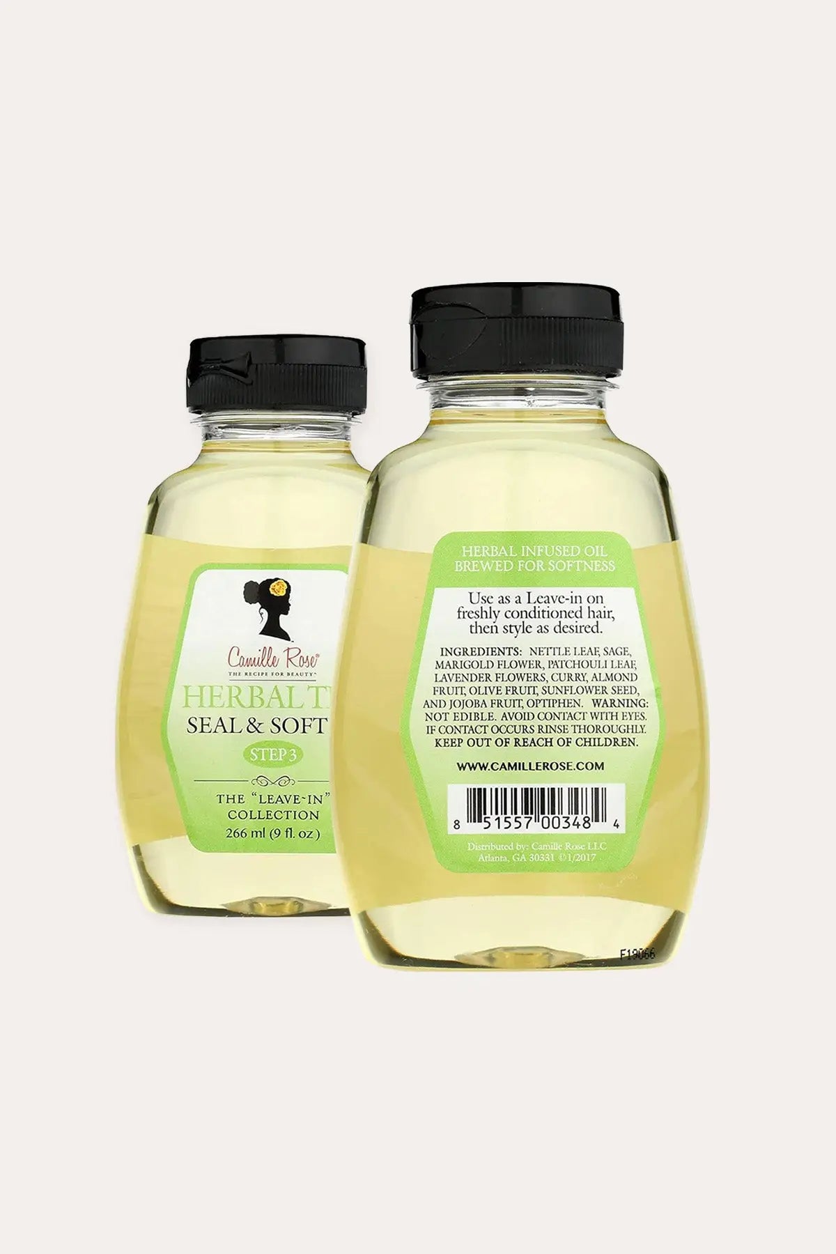 CAMILLE ROSE HERBAL TEA SEAL & SOFTEN LEAVE-IN STEP 3 9oz