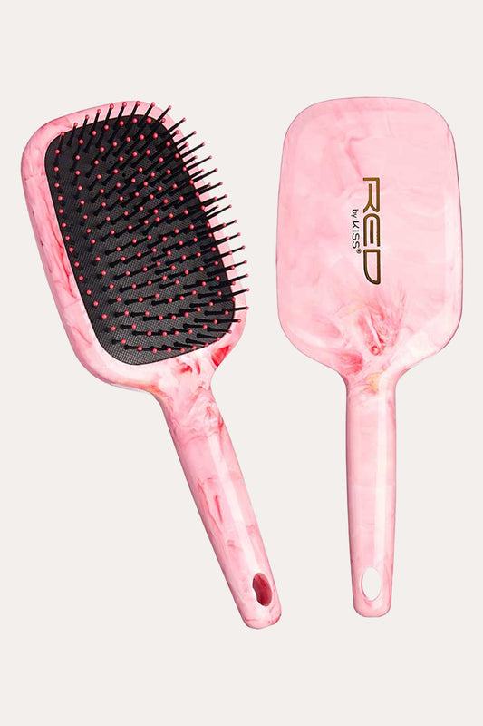 RED BY KISS MARBLOUS SQUARE PADDLE BRUSH - BSW BEAUTY CANADA