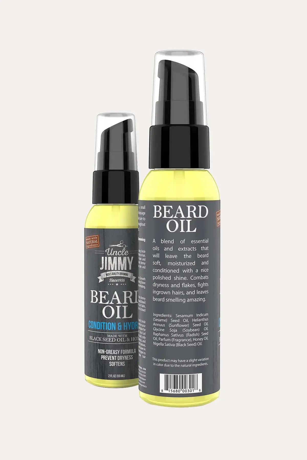 UNCLE JIMMY BEARD OIL 2oz - BSW BEAUTY CANADA