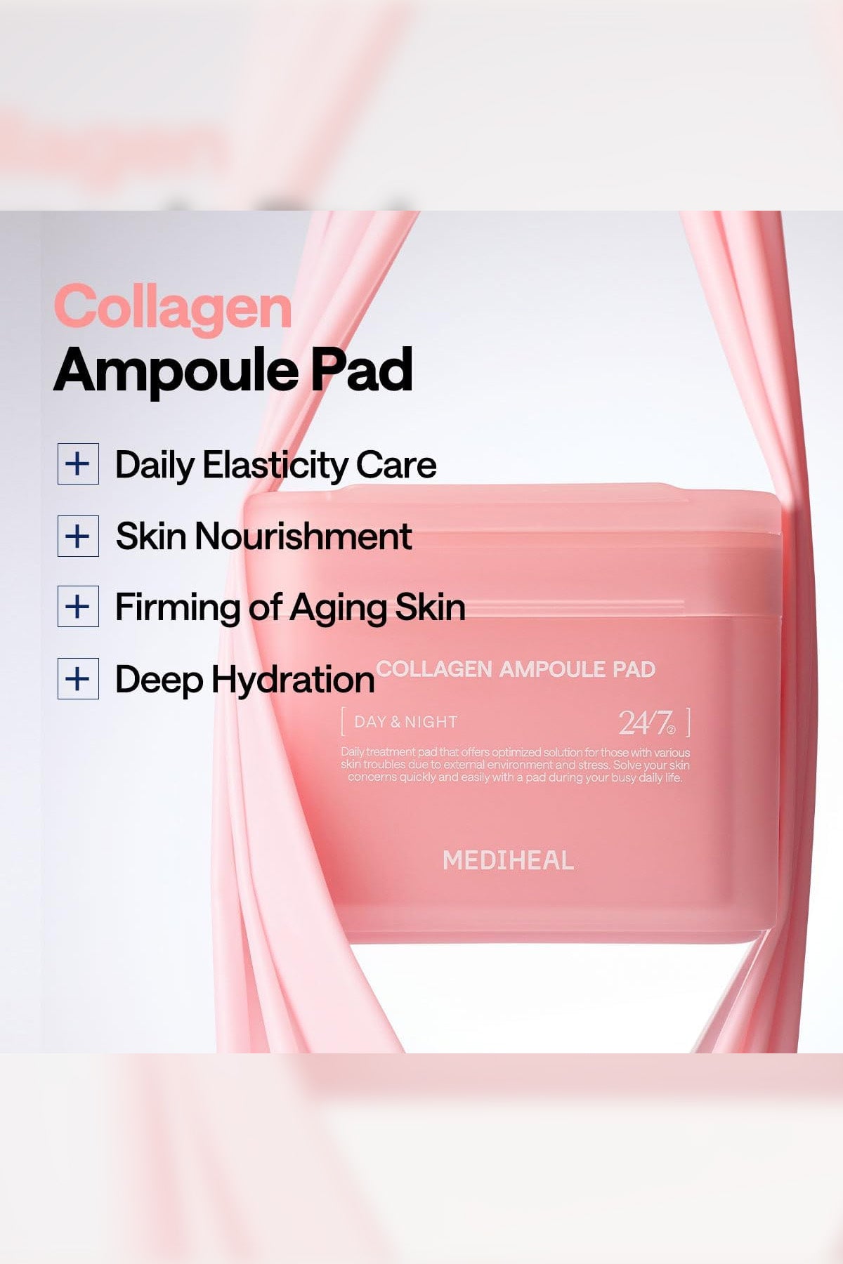 MEDIHEAL COLLAGEN AMPOULE PAD 100 SHEETS - BSW BEAUTY CANADA