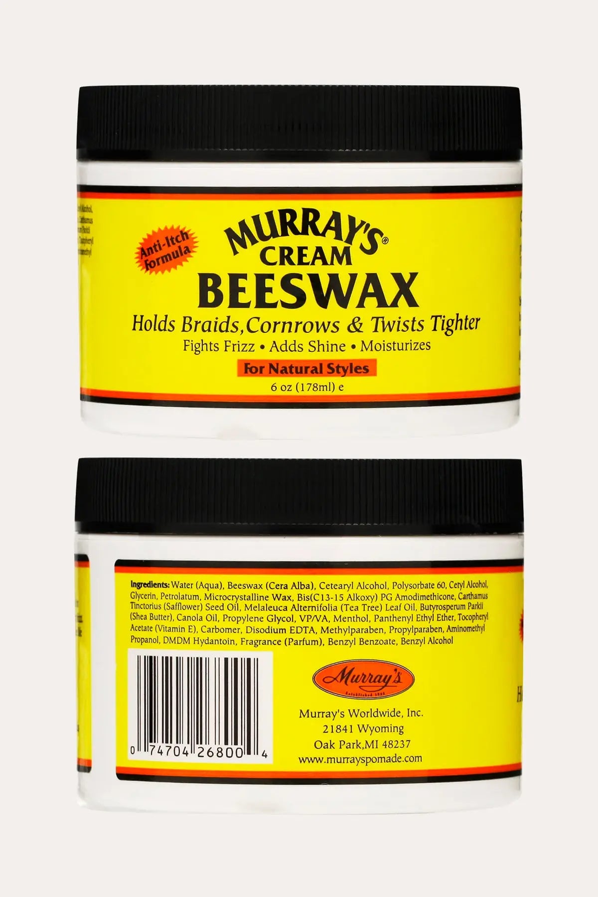 MURRAY'S CREAM BEESWAX FOR NATURAL STYLES 6oz - BSW BEAUTY CANADA