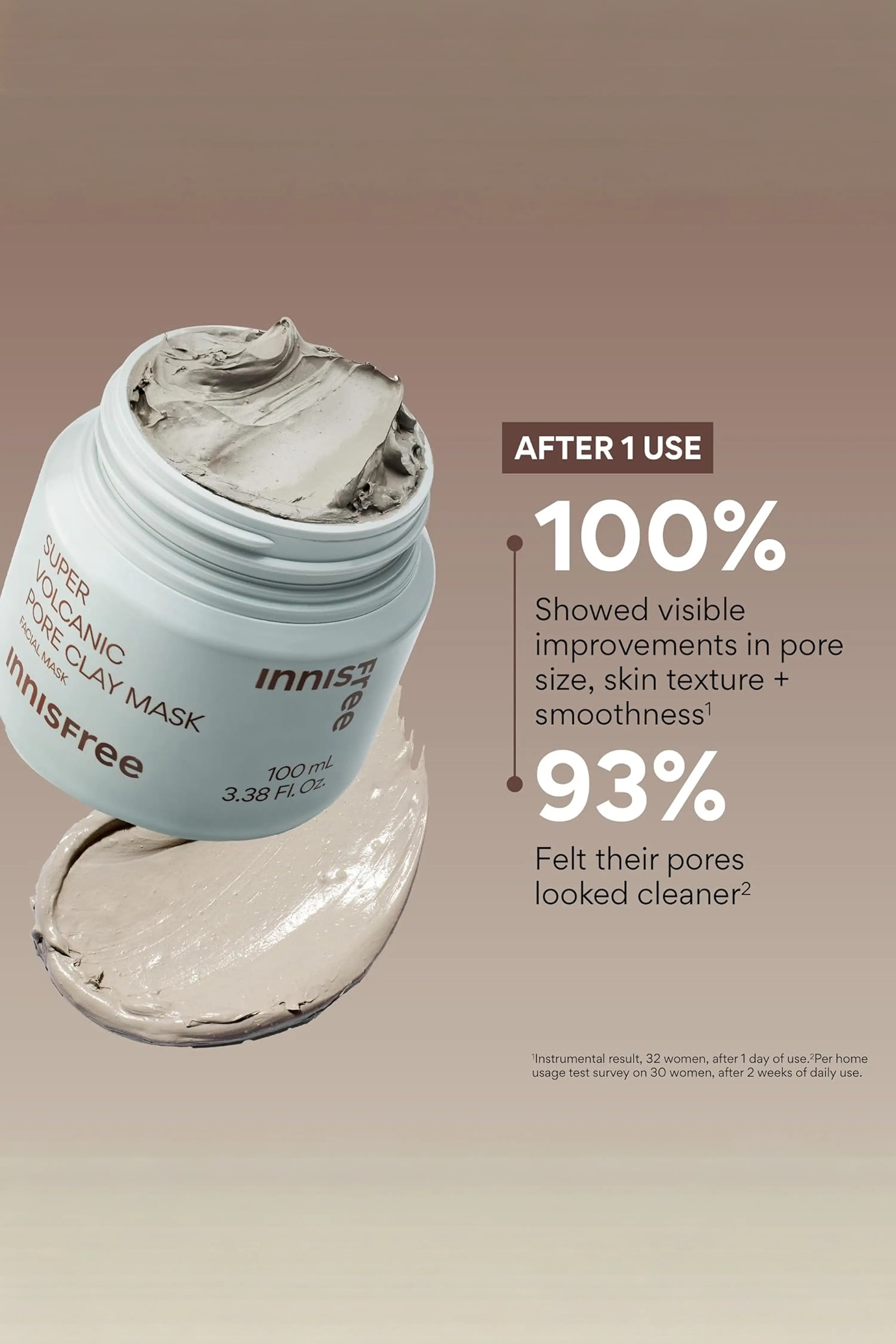 INNISFREE SUPER VOLCANIC PORE CLAY MASK (100ml) - BSW BEAUTY CANADA
