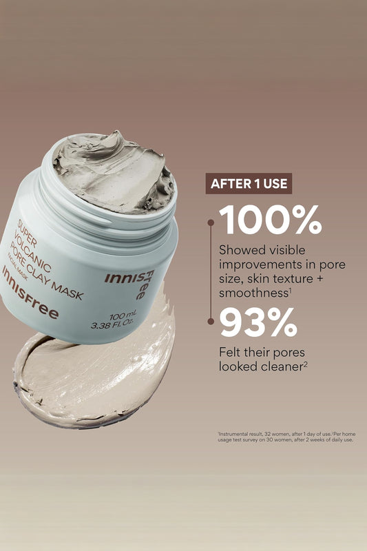 INNISFREE SUPER VOLCANIC PORE CLAY MASK (100ml) - BSW BEAUTY CANADA