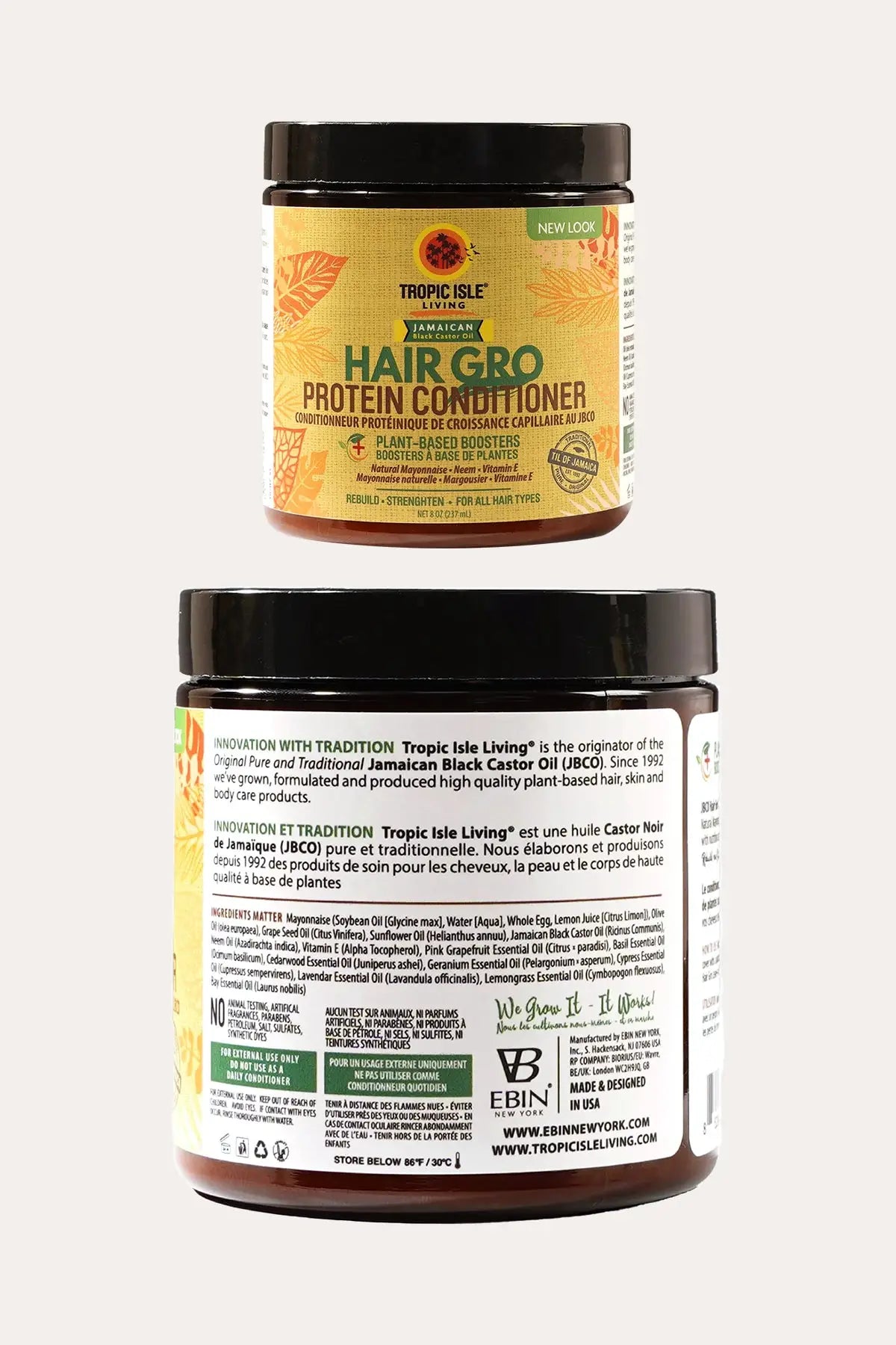 TROPIC ISLE LIVING JAMAICAN BLACK CASTOR OIL PROTEIN CONDITIONER 8oz - BSW BEAUTY CANADA