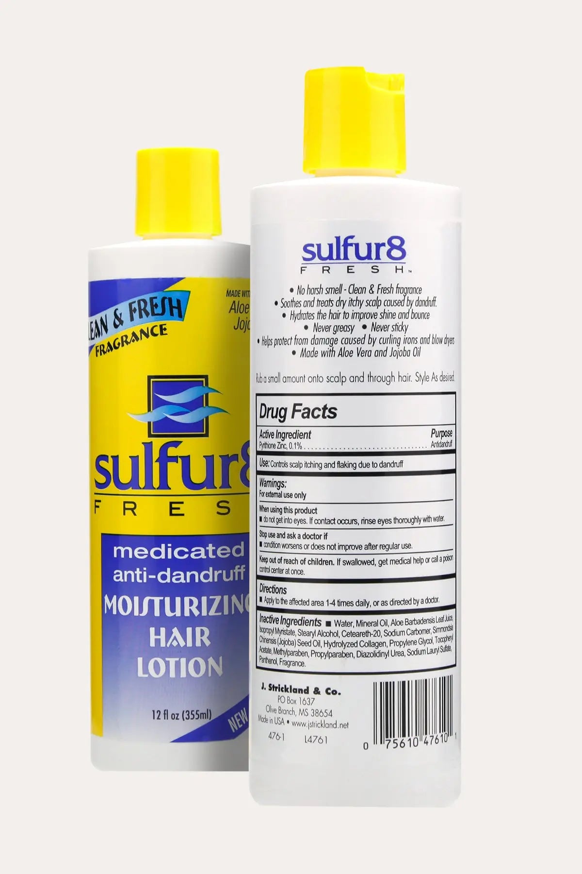 SULFUR8 FRESH MEDICATED ANTI-DANDRUFF MOISTURIZING HAIR LOTION 12oz - BSW BEAUTY CANADA