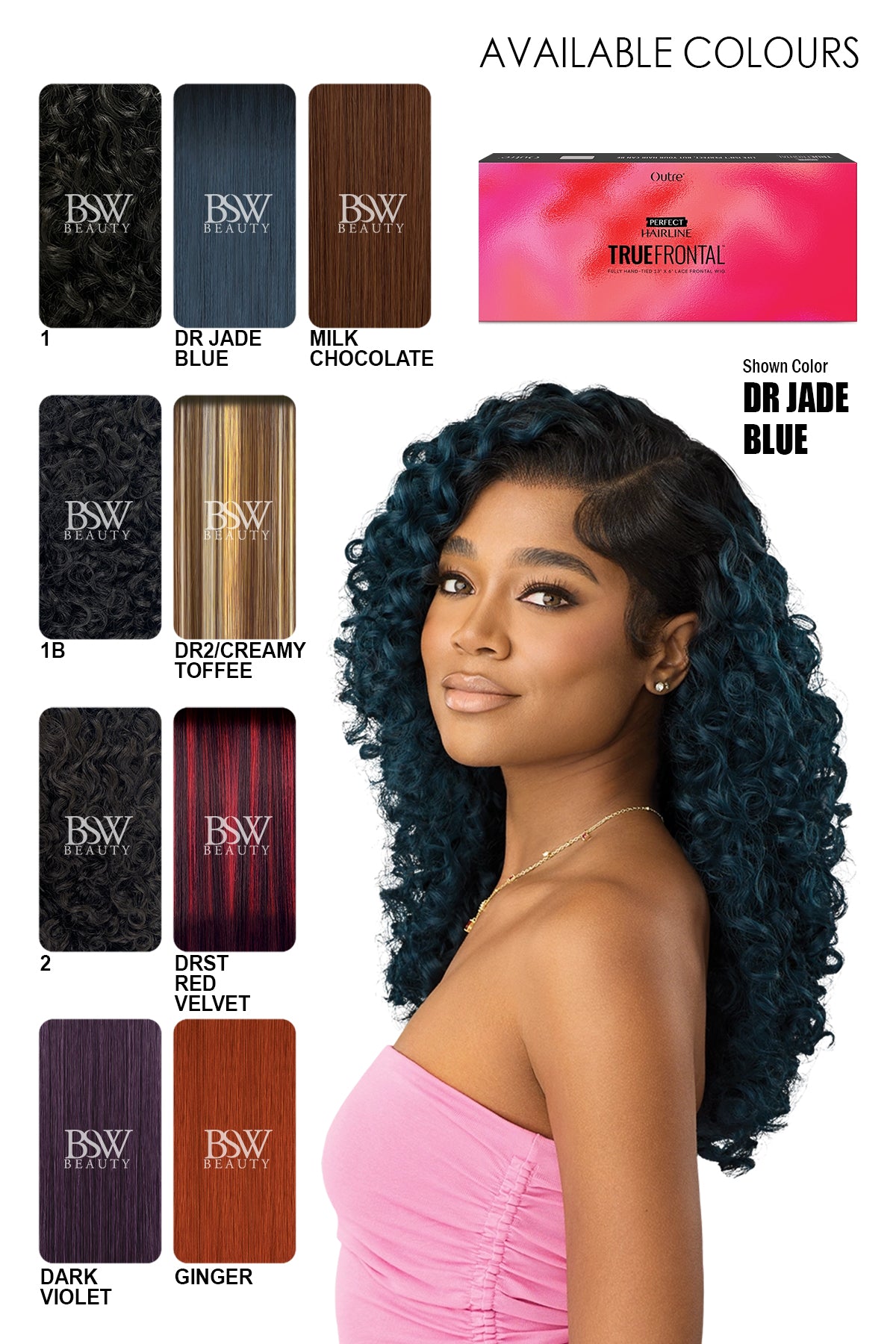 OUTRE PERFECT HAIRLINE TRUE FRONTAL 13X6 LACE FRONTAL WIG - PEAK 707 - BSW BEAUTY CANADA