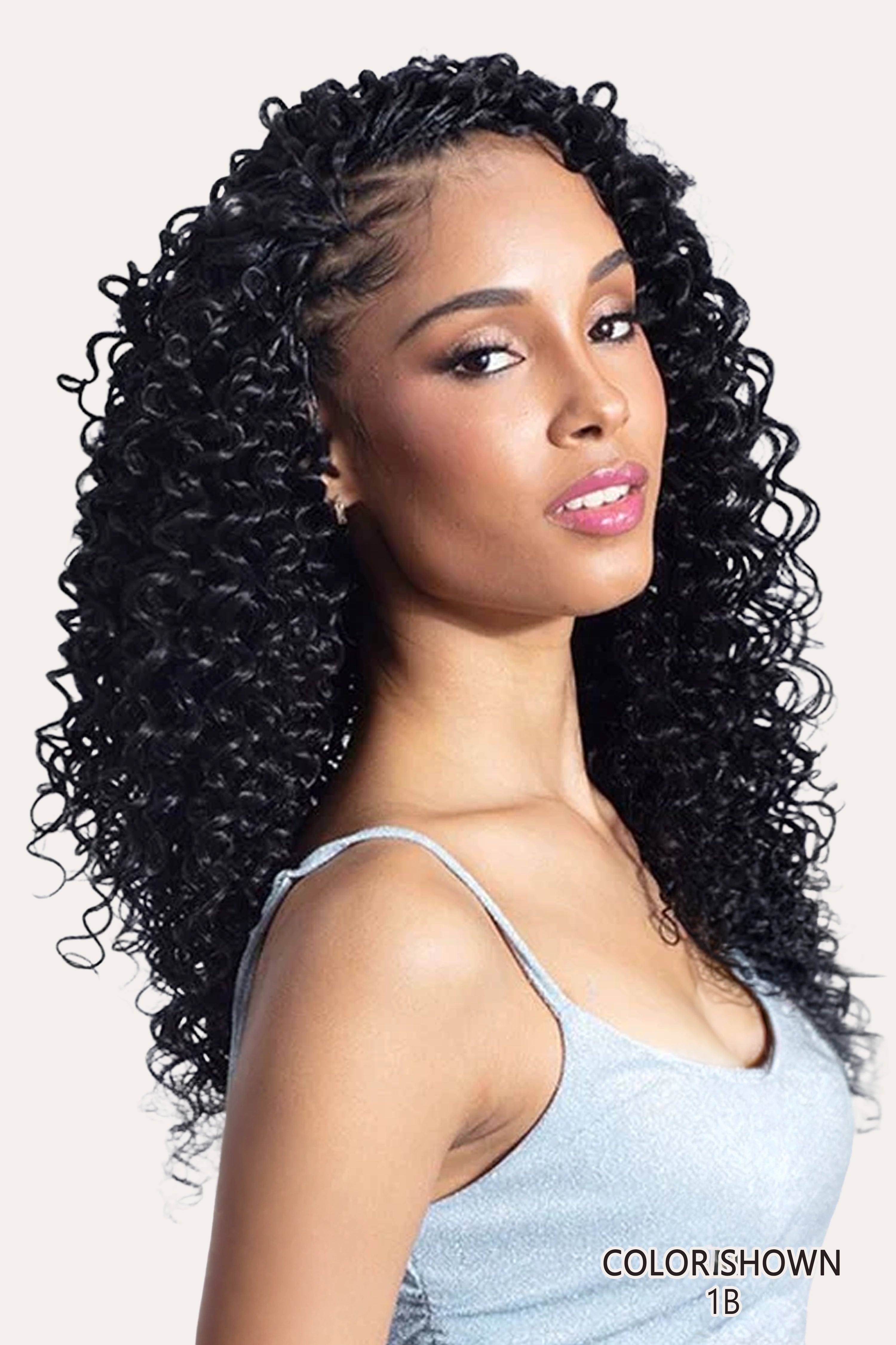 SHAKE N GO ORGANIQUE FEATHER CROCHET -  WATER CURL 18