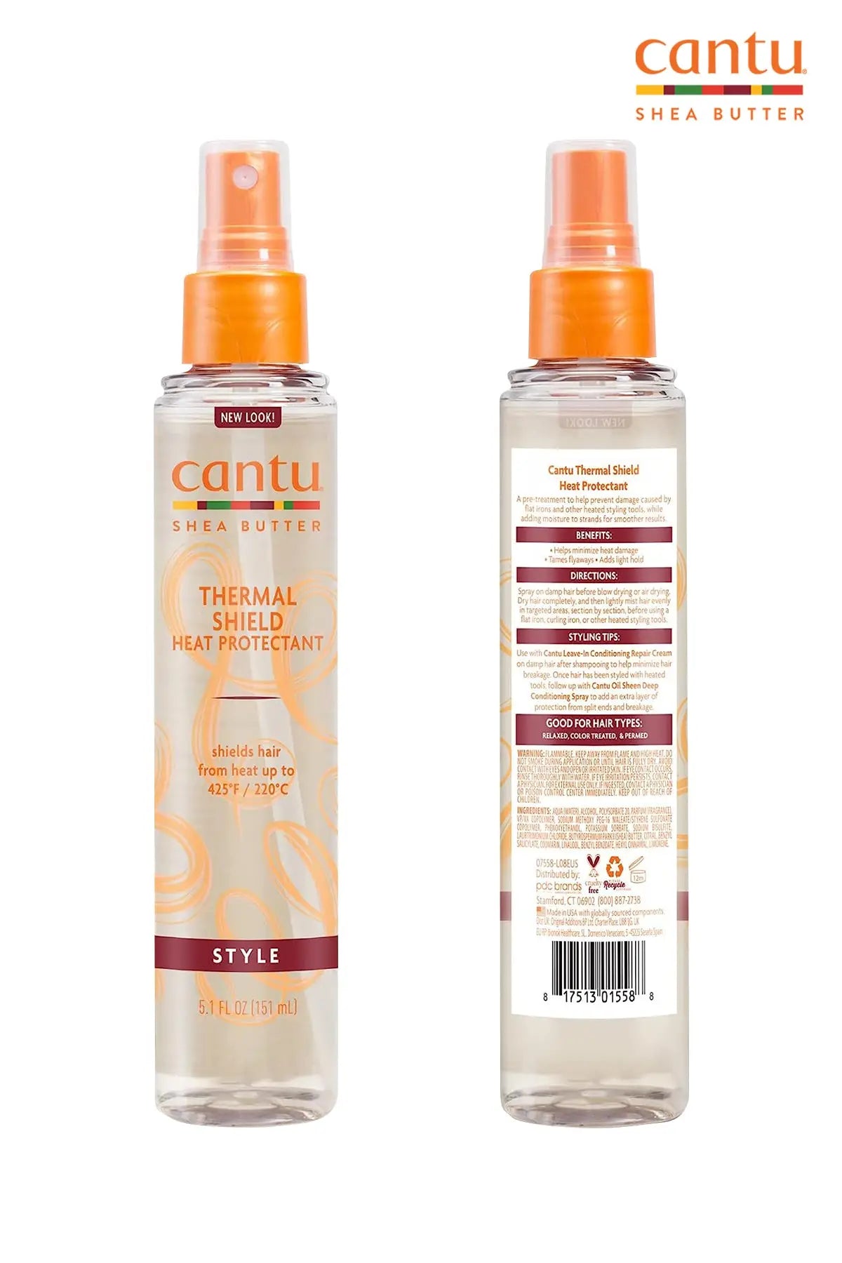CANTU SHEA BUTTER THERMAL SHIELD HEAT PROTECTANT 5.1oz - BSW BEAUTY CANADA