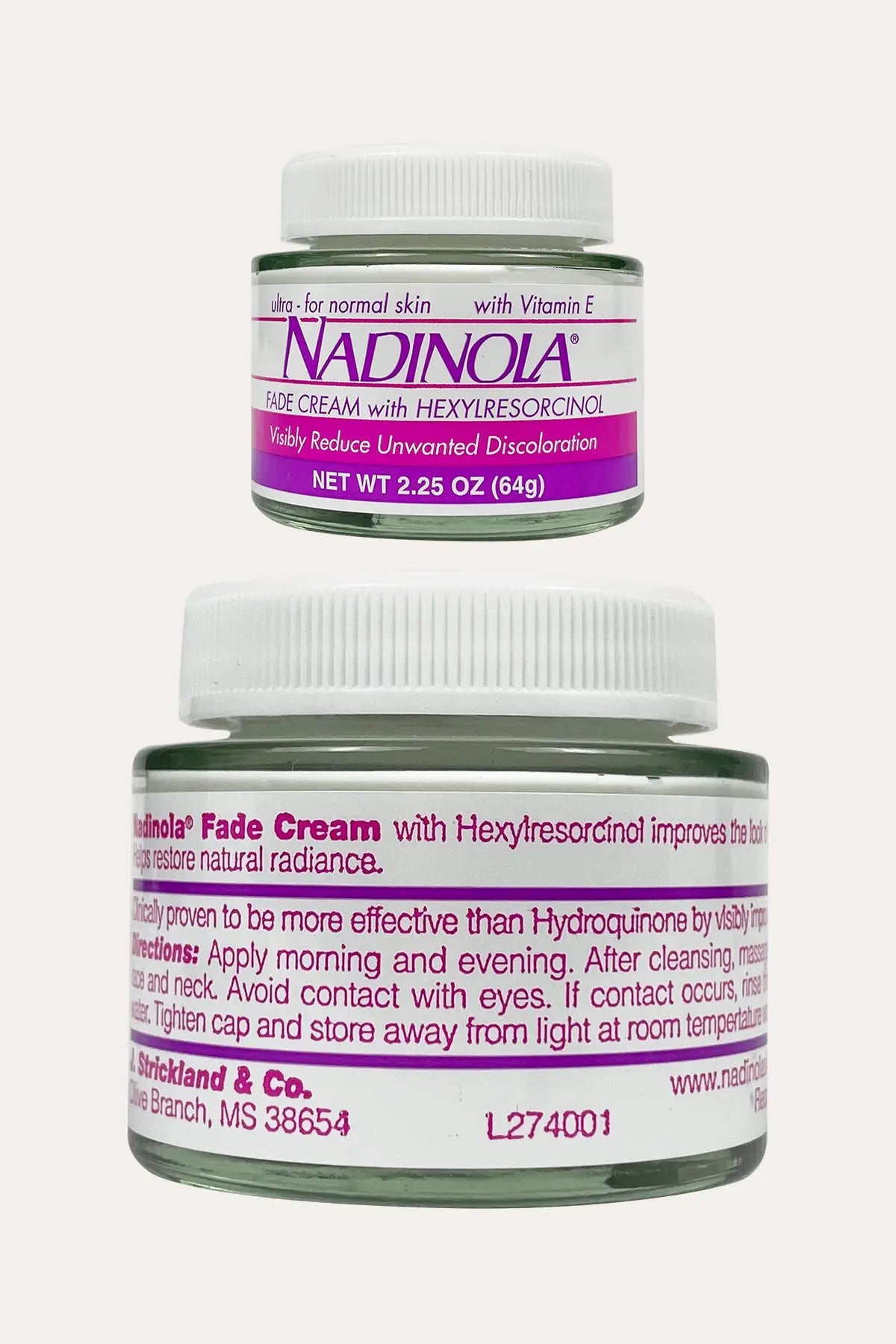 NADINOLA FADE CREAM - DELUXE FOR OILY SKIN WITH VITAMIN C 2.25oz - BSW BEAUTY CANADA
