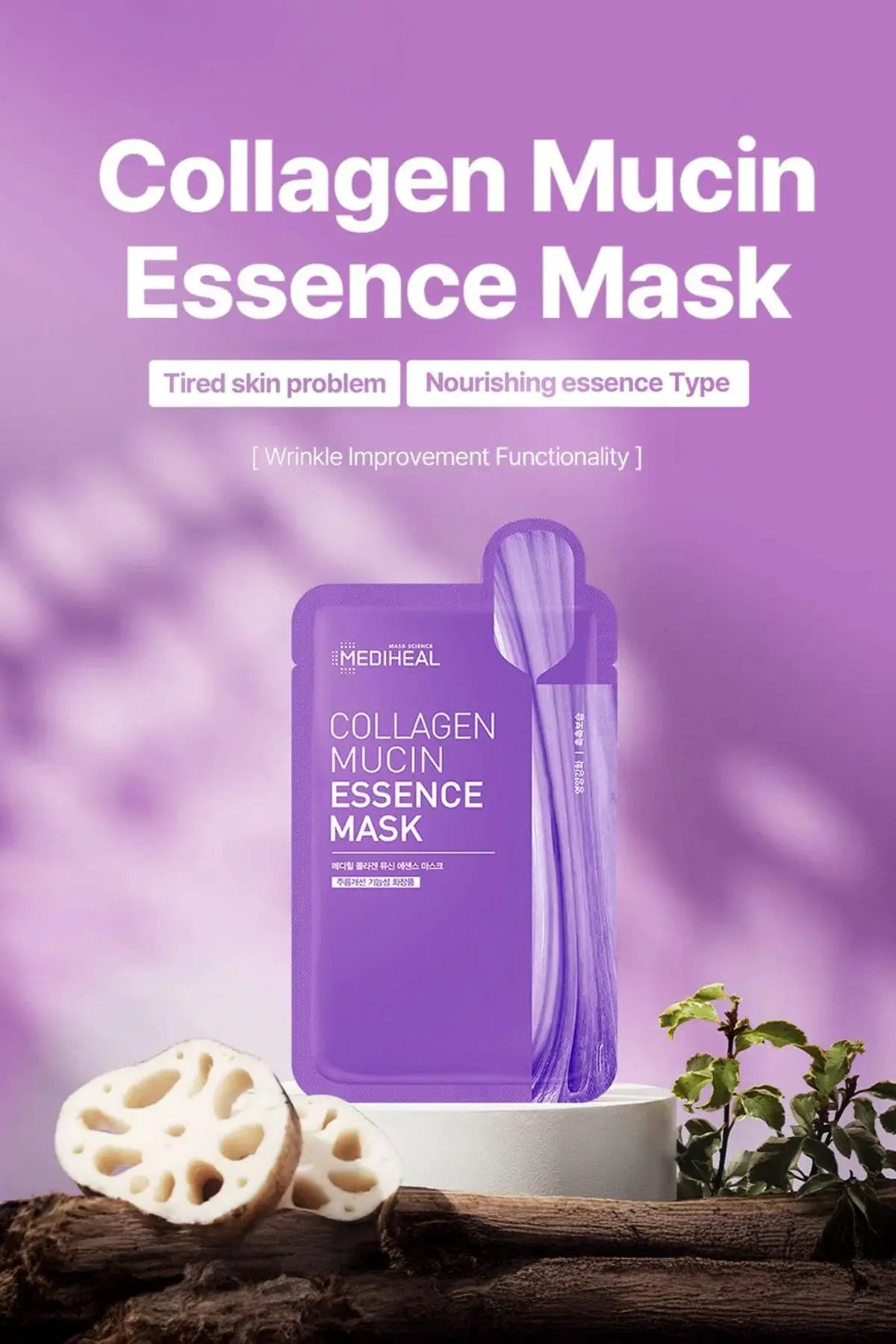 MEDIHEAL COLLAGEN MUCIN ESSENCE MASK - BSW BEAUTY CANADA