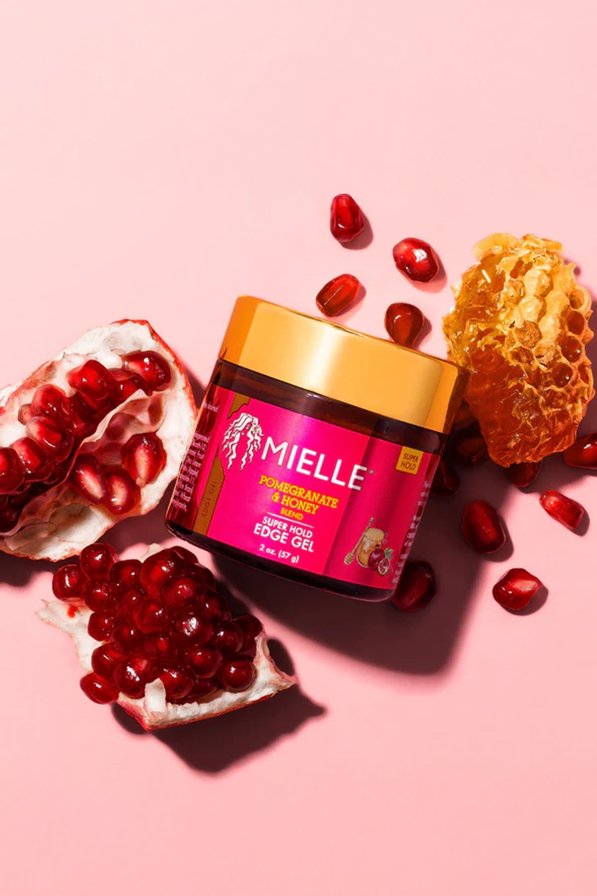 MIELLE POMEGRANATE & HONEY  SUPER HOLD EDGE GEL 2oz - BSW BEAUTY CANADA