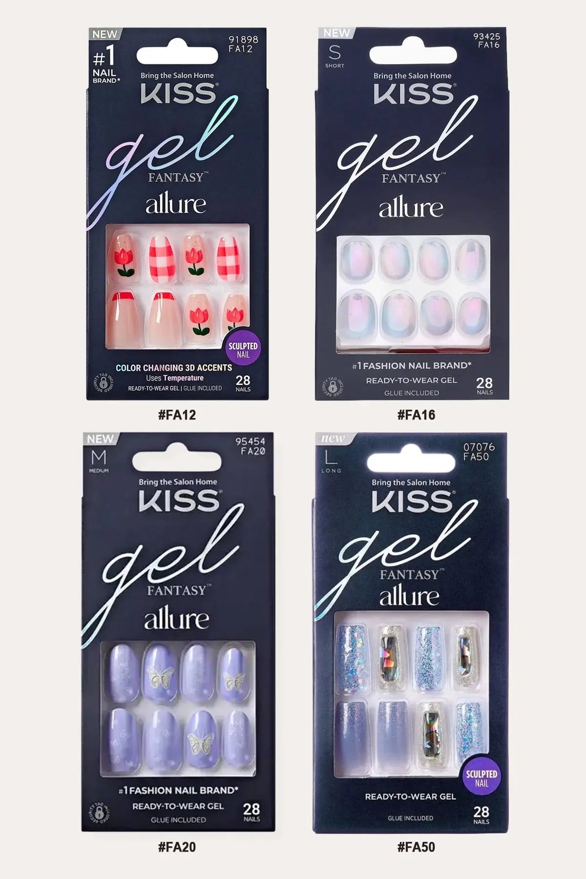 KISS GEL FANTASY ALLURE NAILS KISS NEW YORK