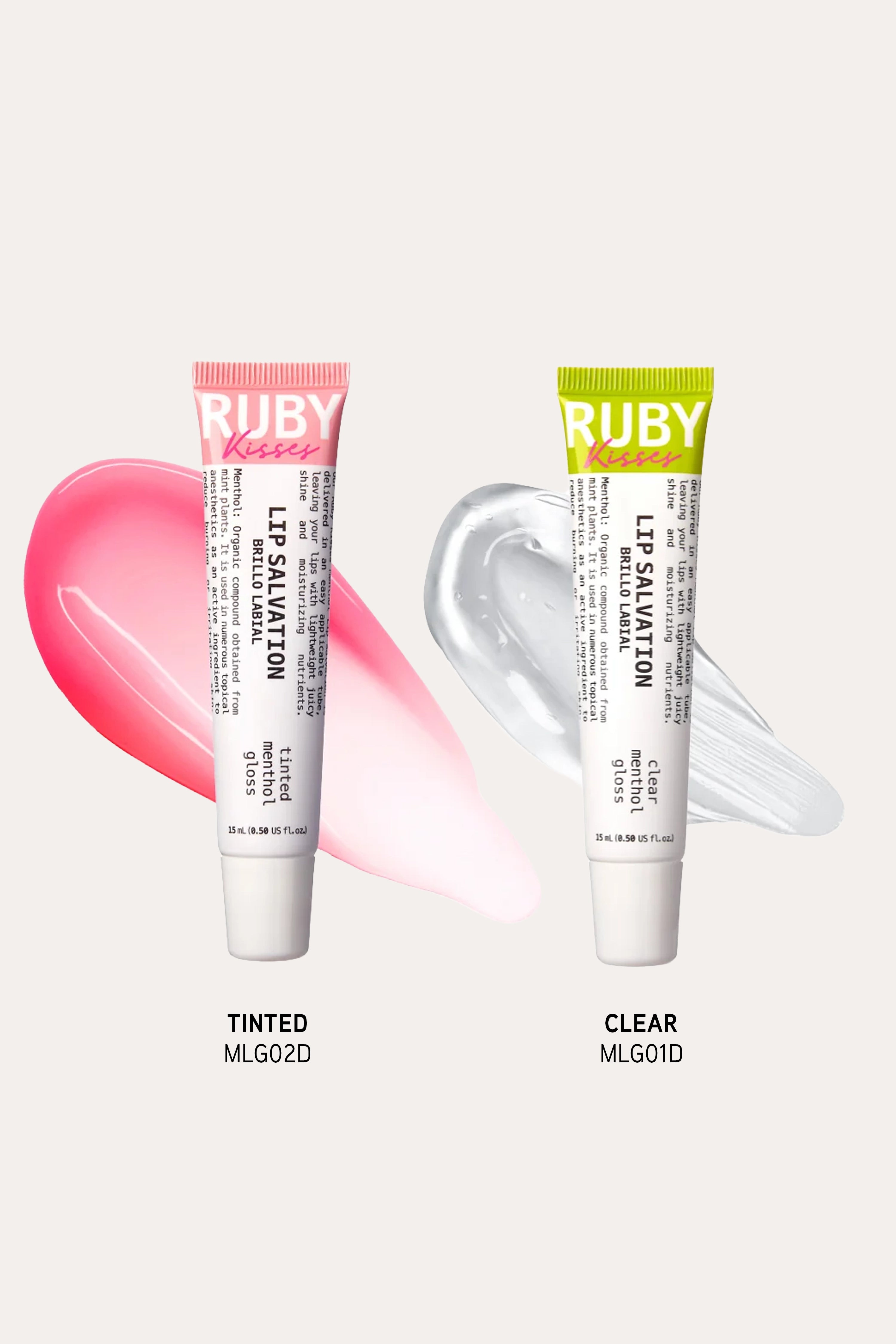 RUBY KISSES LIP SALVATION IN TUBE | TINTED LIP GLOSS