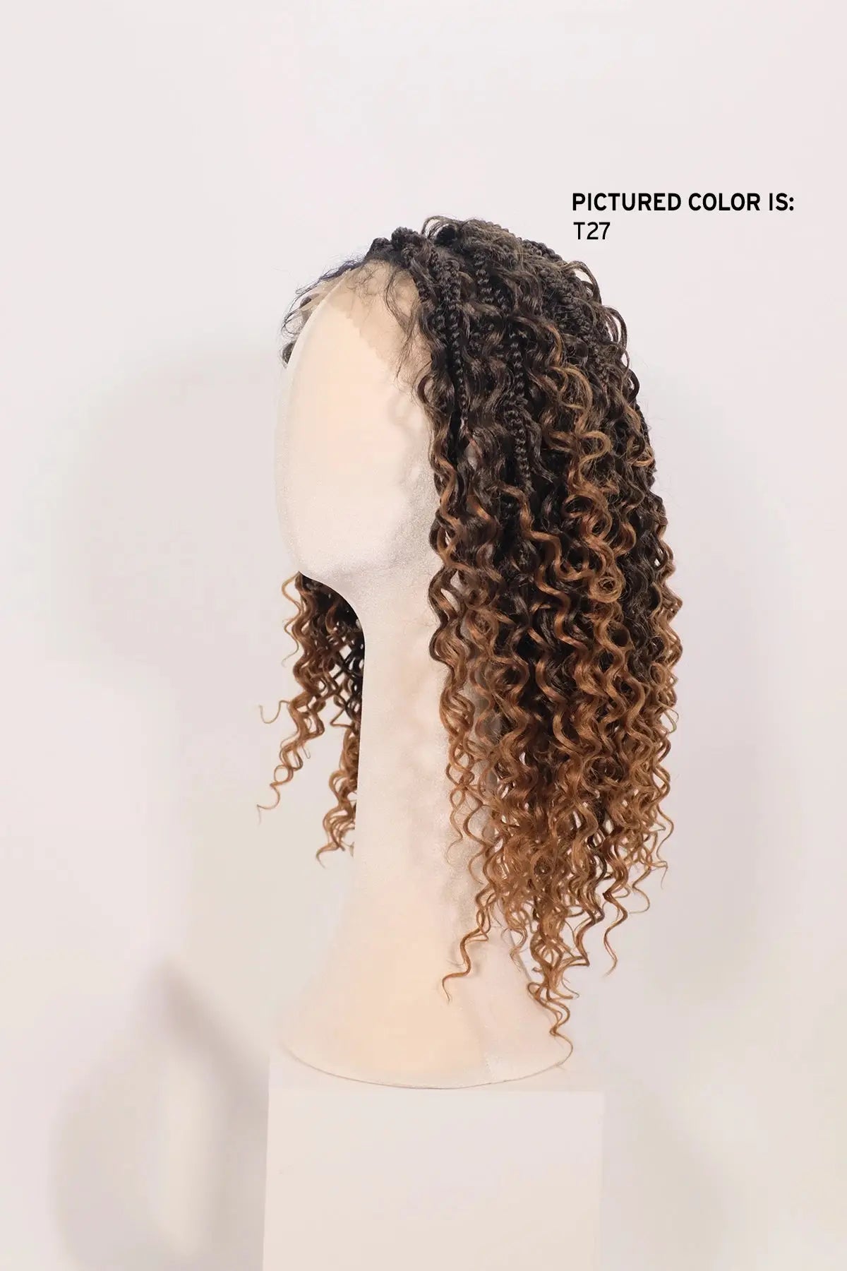 MAYDE WHOLE LACE CROCHET BRAIDED WIG - ARUBA BOHO BRAID 18"