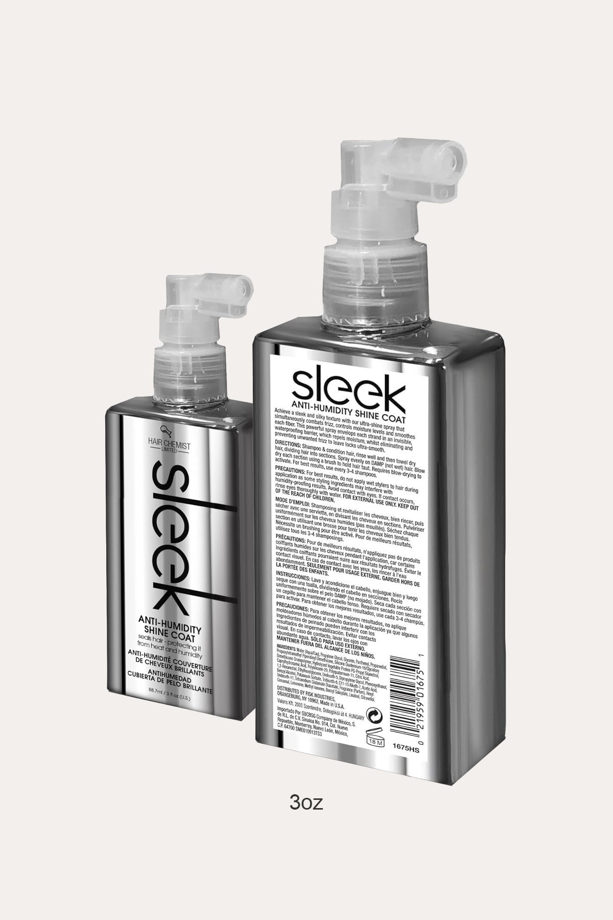 HAIR CHEMIST SLEEK ANTI-HUMIDITY SHINE COAT - BSW BEAUTY CANADA