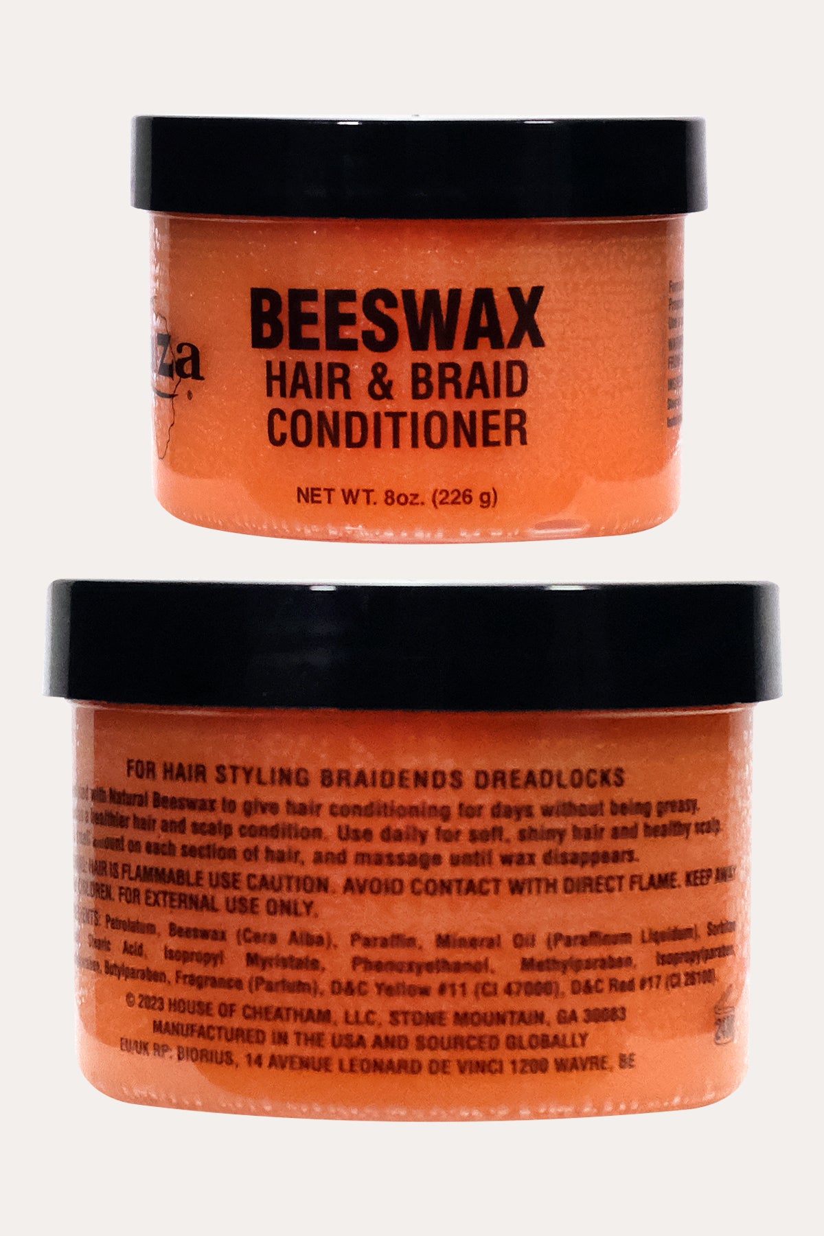 KUZA BEESWAX HAIR & BRAID CONDITIONER 8oz