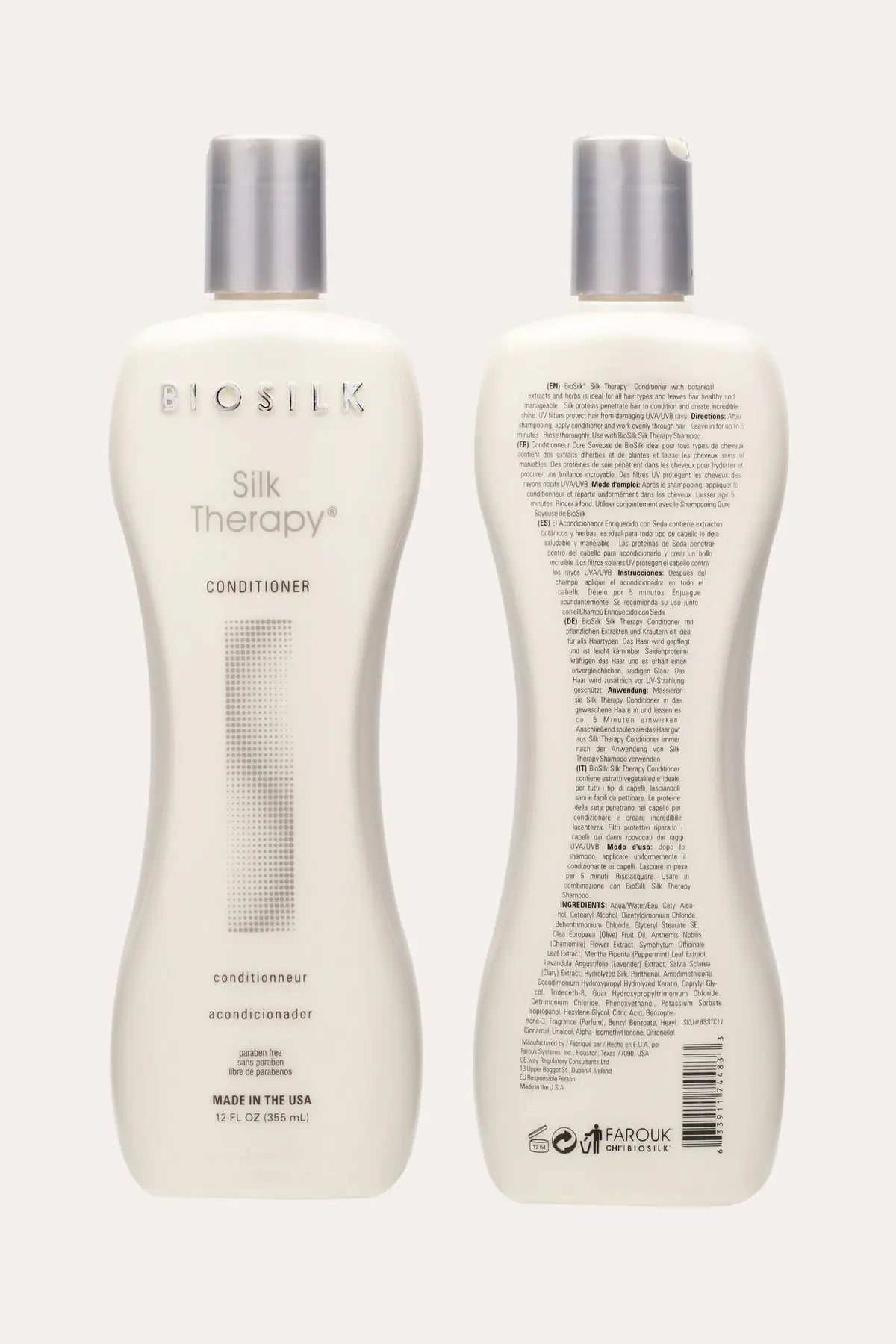 BIOSILK SILK THERAPY CONDITIONER 12oz - BSW BEAUTY CANADA