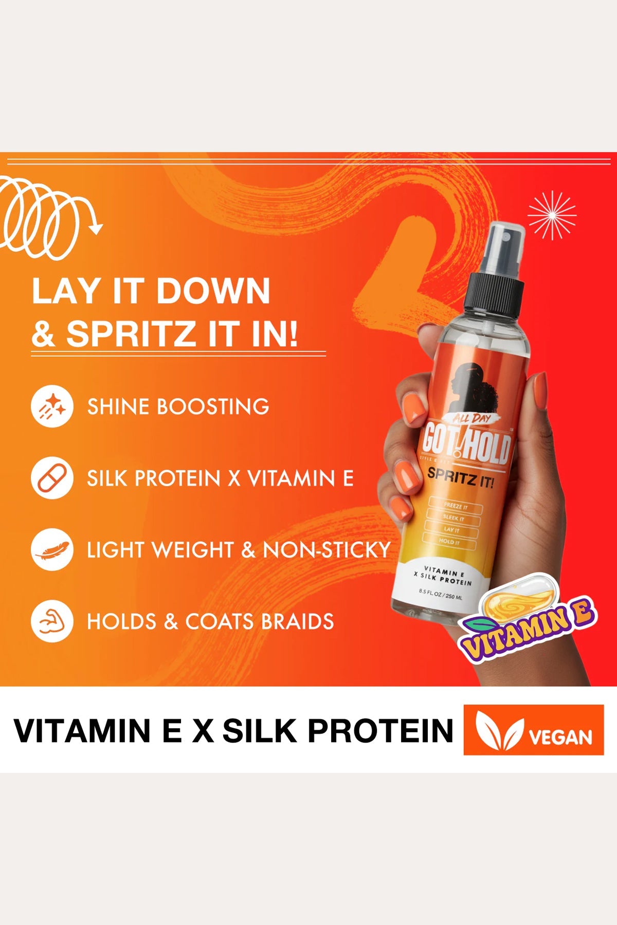 ALL DAY GOT HOLD SPRITZ IT 250ml EBIN NEW YORK