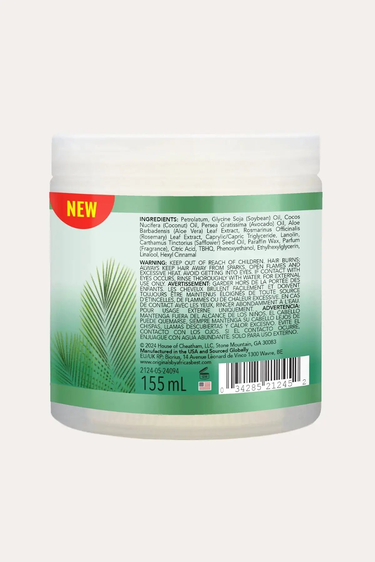 AFRICAS BEST OLIVE & AVOCADO CONDITIONING HAIR FOOD 5.25oz AFRICA'S BEST