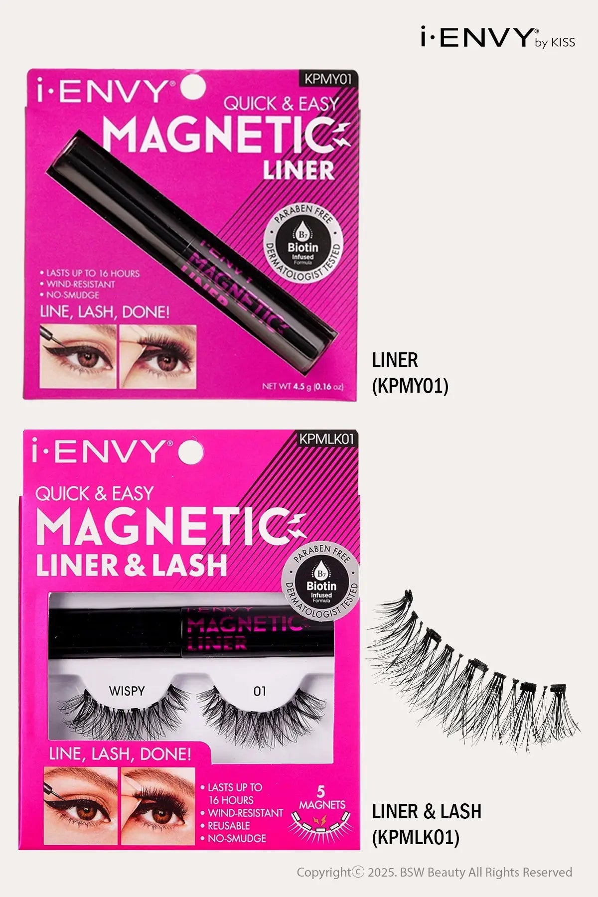 I ENVY BY KISS MAGNETIC LINER & LASH - BSW BEAUTY CANADA