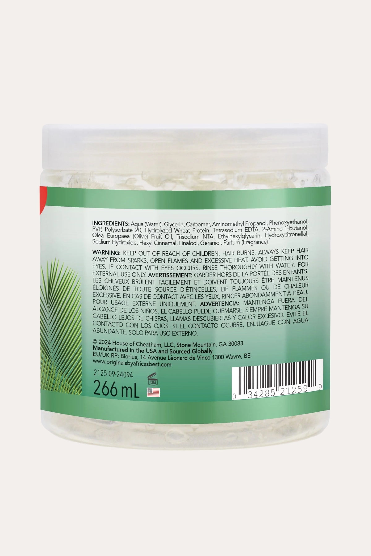 AFRICAS BEST OLIVE STYLING GEL 9oz