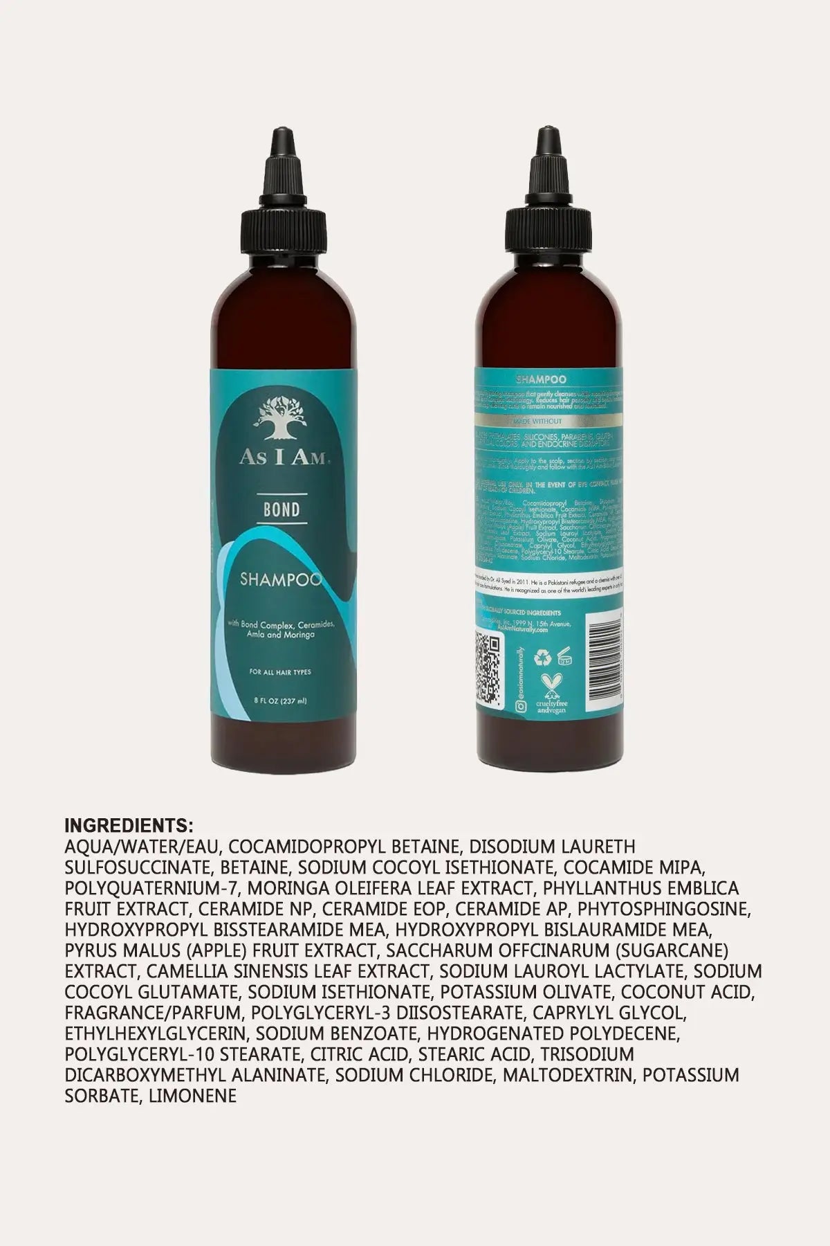 AS I AM BOND SHAMPOO 8OZ AS I AM