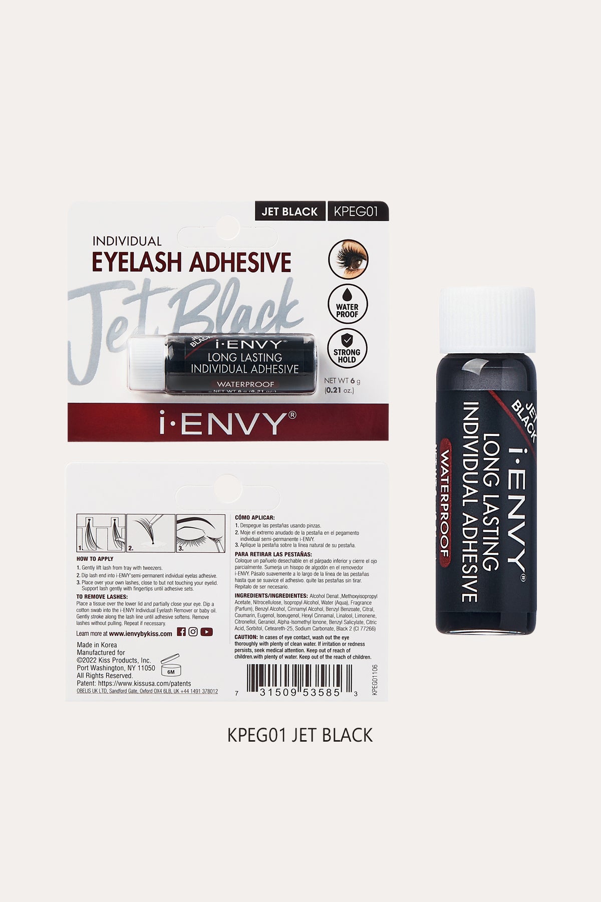 I ENVY BY KISS INDIVIDUAL EYELASH ADHESIVE - BSW BEAUTY CANADA