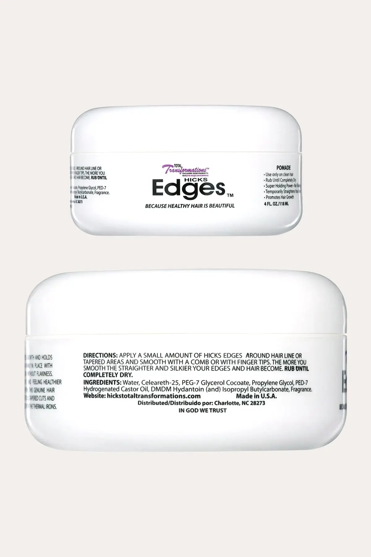 HICKS TRANSFORMATION EDGES CONTROL 4oz - BSW BEAUTY CANADA