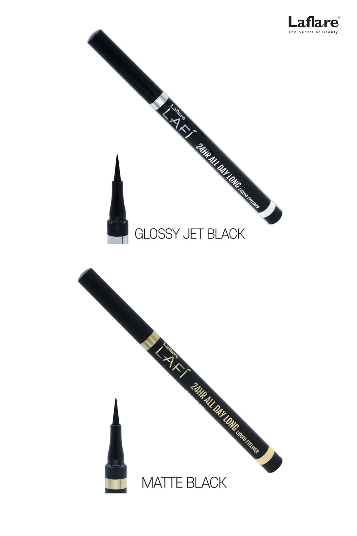 LAFLARE LIQUID EYELINER SUPER FELT TIP - BSW BEAUTY CANADA