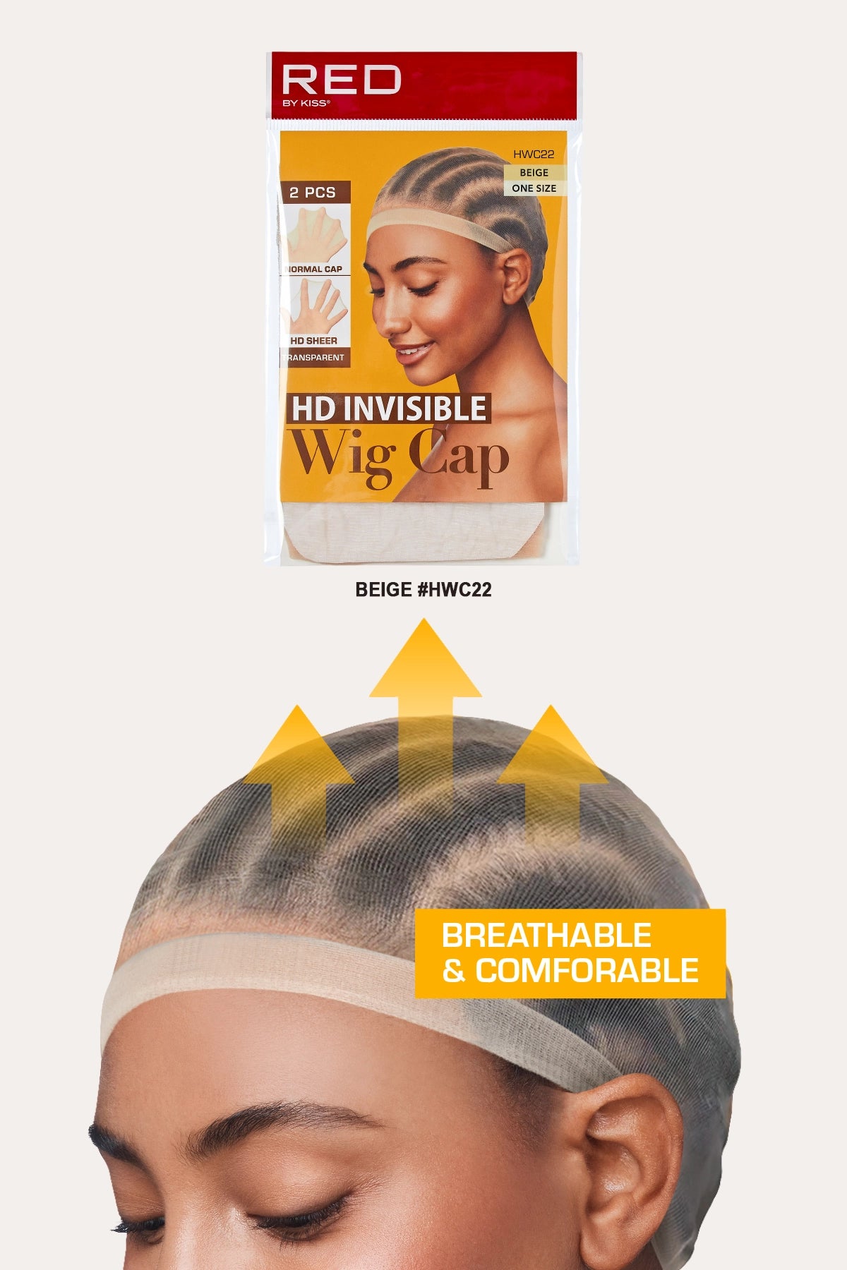 RED BY KISS HD INVISIBLE WIG CAP