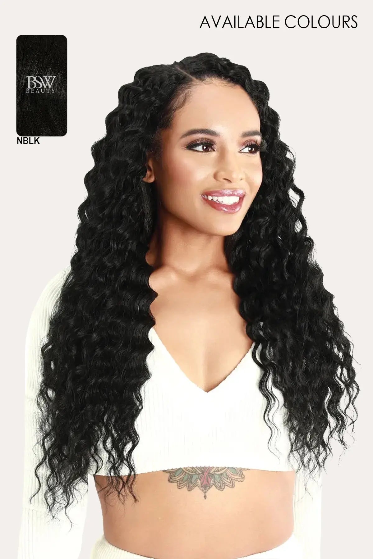 ZURY NATURAL DREAM SILK PRESS CLIP ON 7CPS - DEEP WAVE 18" ZURY