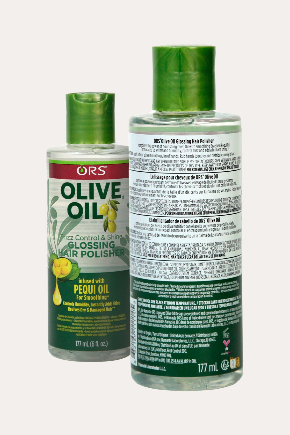 ORS OLIVE OIL FRIZZ CONTROL & SHINE GLOSSING HAIR POLISHER 6oz