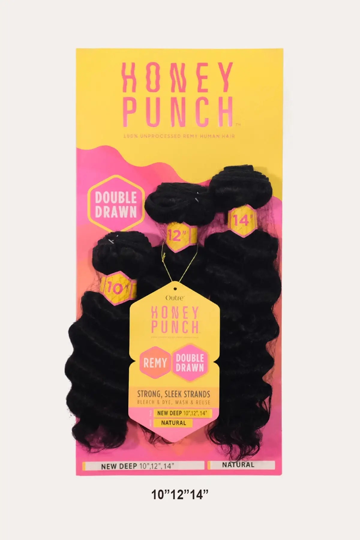 OUTRE HONEY PUNCH HUMAN HAIR WEAVE - NEW DEEP (MULTI) - BSW BEAUTY CANADA