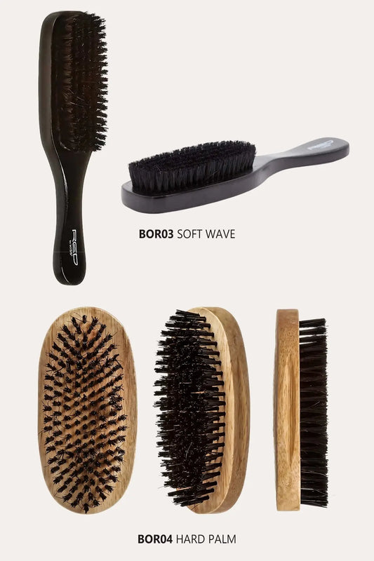 RED PROFESSIONAL 100% BOAR BRUSH SOFT BRISTLES (12 TYPES) RED BEAUTY