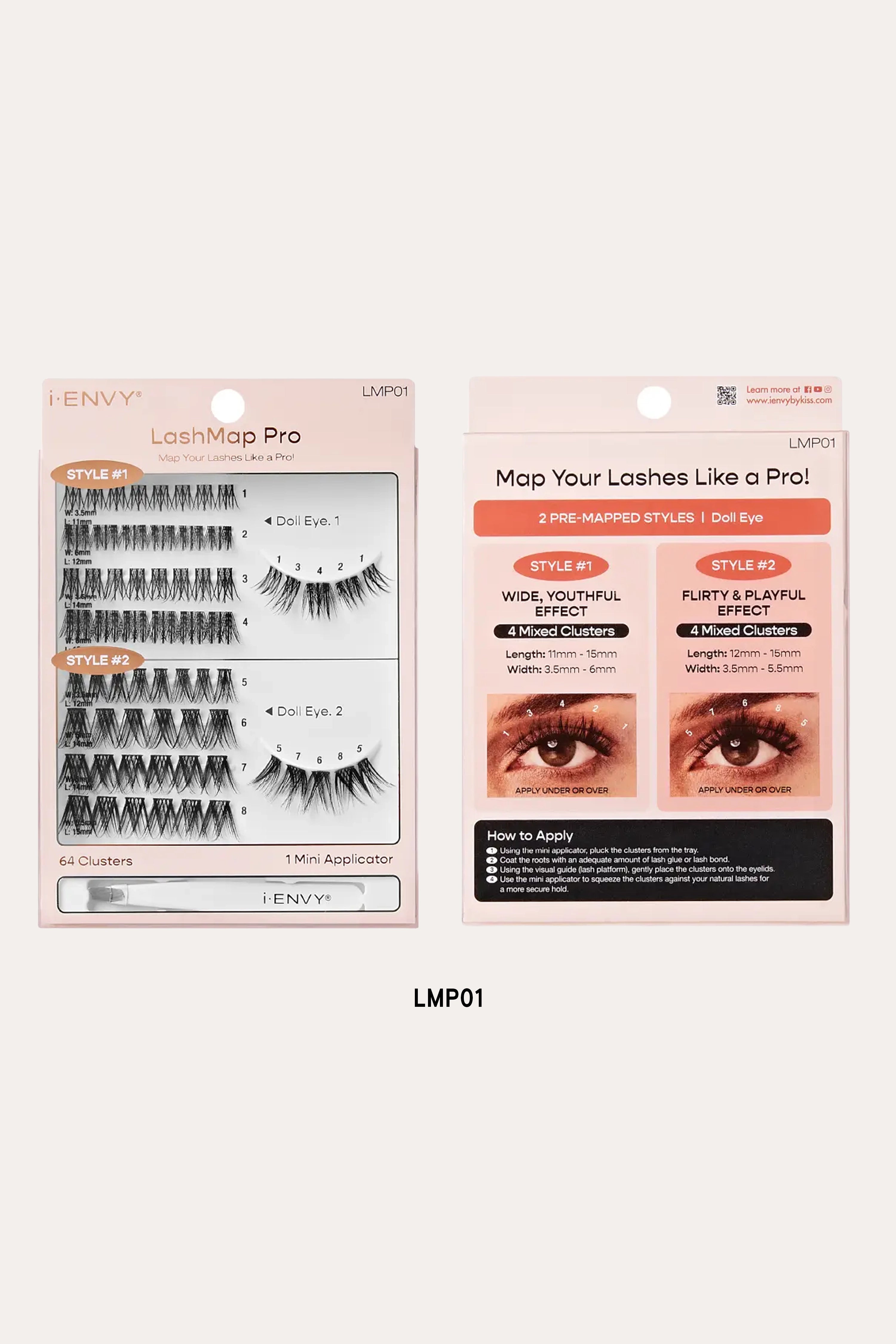 I ENVY LASHMAP PRO | INDIVISUAL FALSE EYELASHES