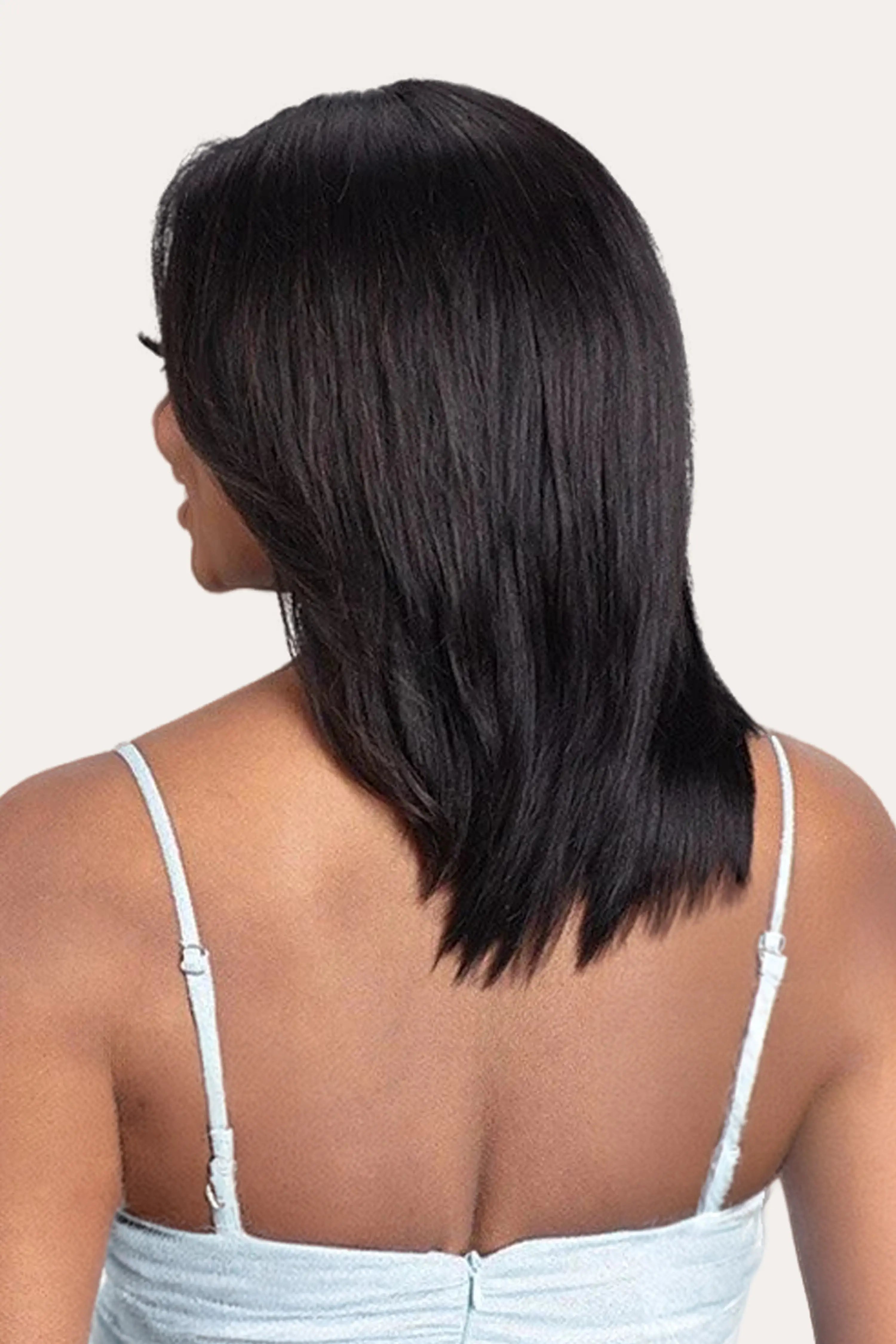 SHAKE N GO GLOSSY GLUELESS LACE FRONTAL WIG - STRAIGHT 14" SHAKE N GO
