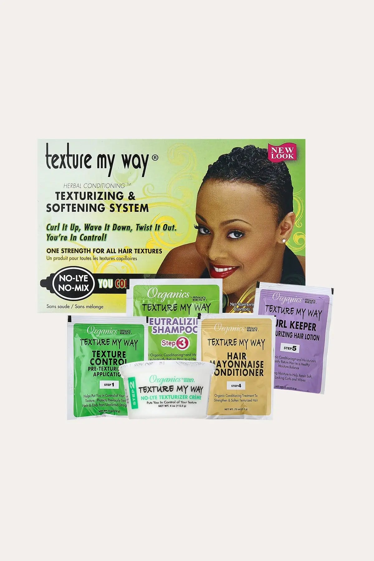 TEXTURE MY WAY TEXTURIZING & SOFTENING SYSTEM NO-LYE & NO MIX - BSW BEAUTY CANADA