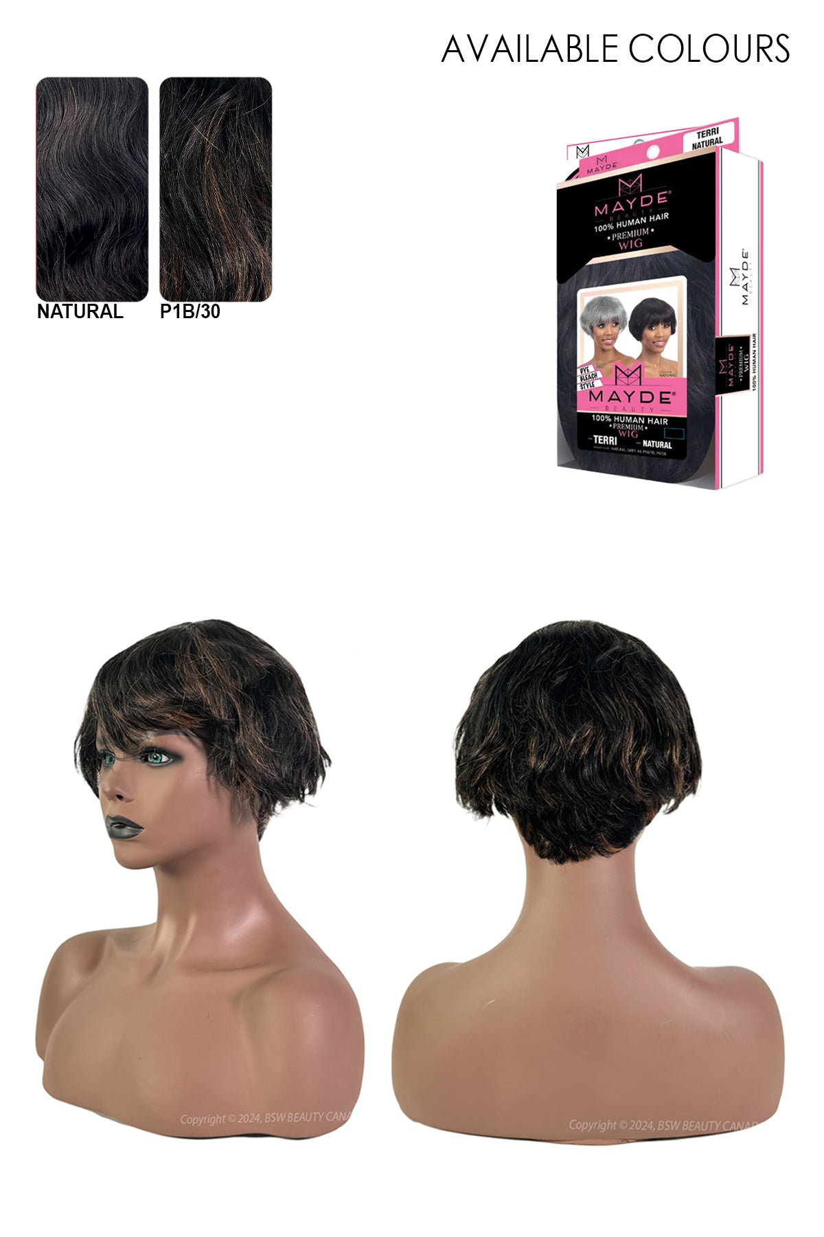 MAYDE BEAUTY 100% HUMAN HAIR WIG TERRI