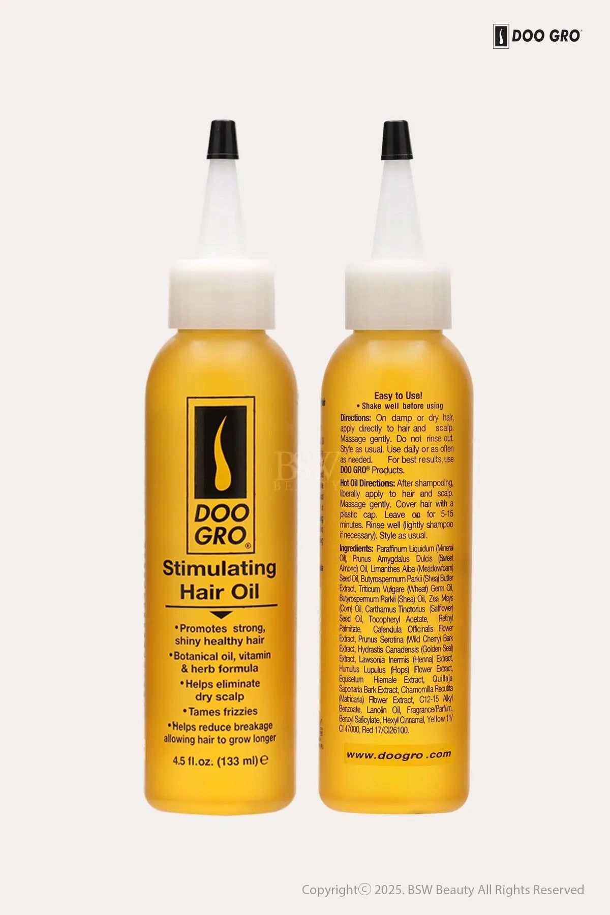 DOO GRO STIMULATING HAIR OIL 4.5oz - BSW BEAUTY CANADA
