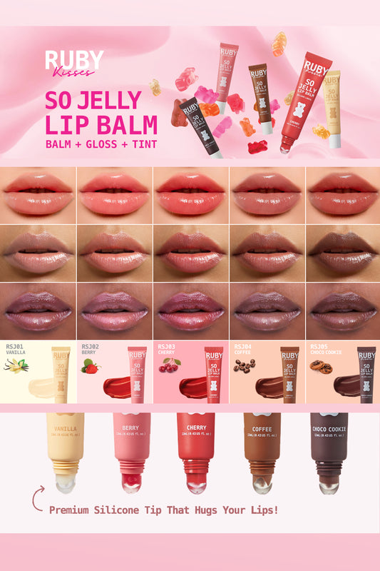 RUBY KISSES SO JELLY LIP BALM - BSW BEAUTY CANADA