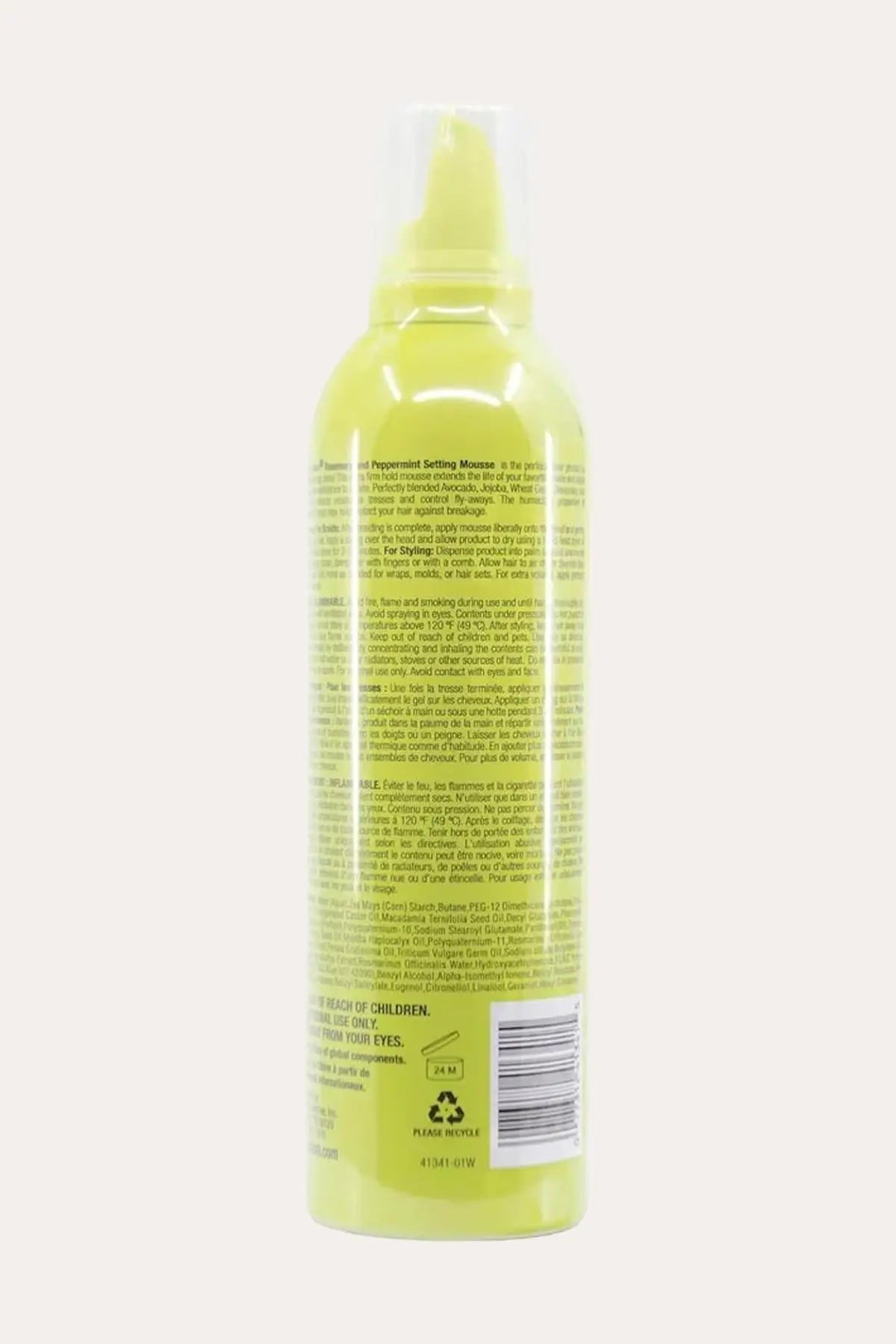 AMPRO SHINE'N JAM ROSEMARY & PEPPERMINT SETTING MOUSSE FIRM HOLD AMPRO