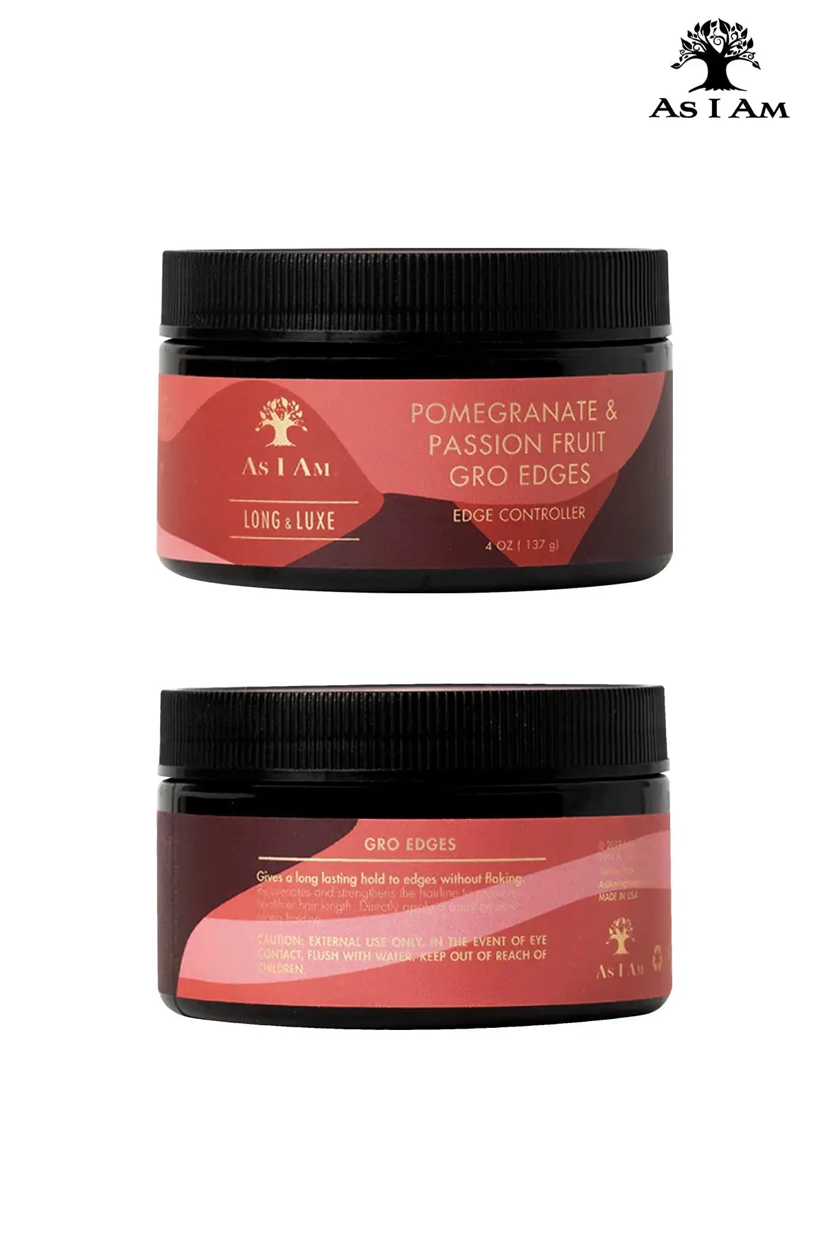 AS I AM LONG AND LUXE POMEGRANATE & PASSION FRUIT GROEDGES EDGE CONTROLLER 4oz - BSW BEAUTY CANADA